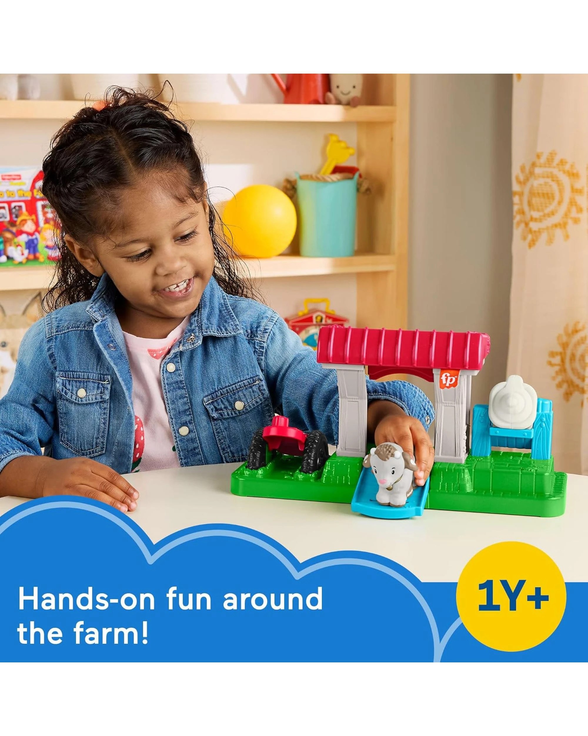 3 Fisher-Price Little People Feed and Play Goat Yard, 3 of 6