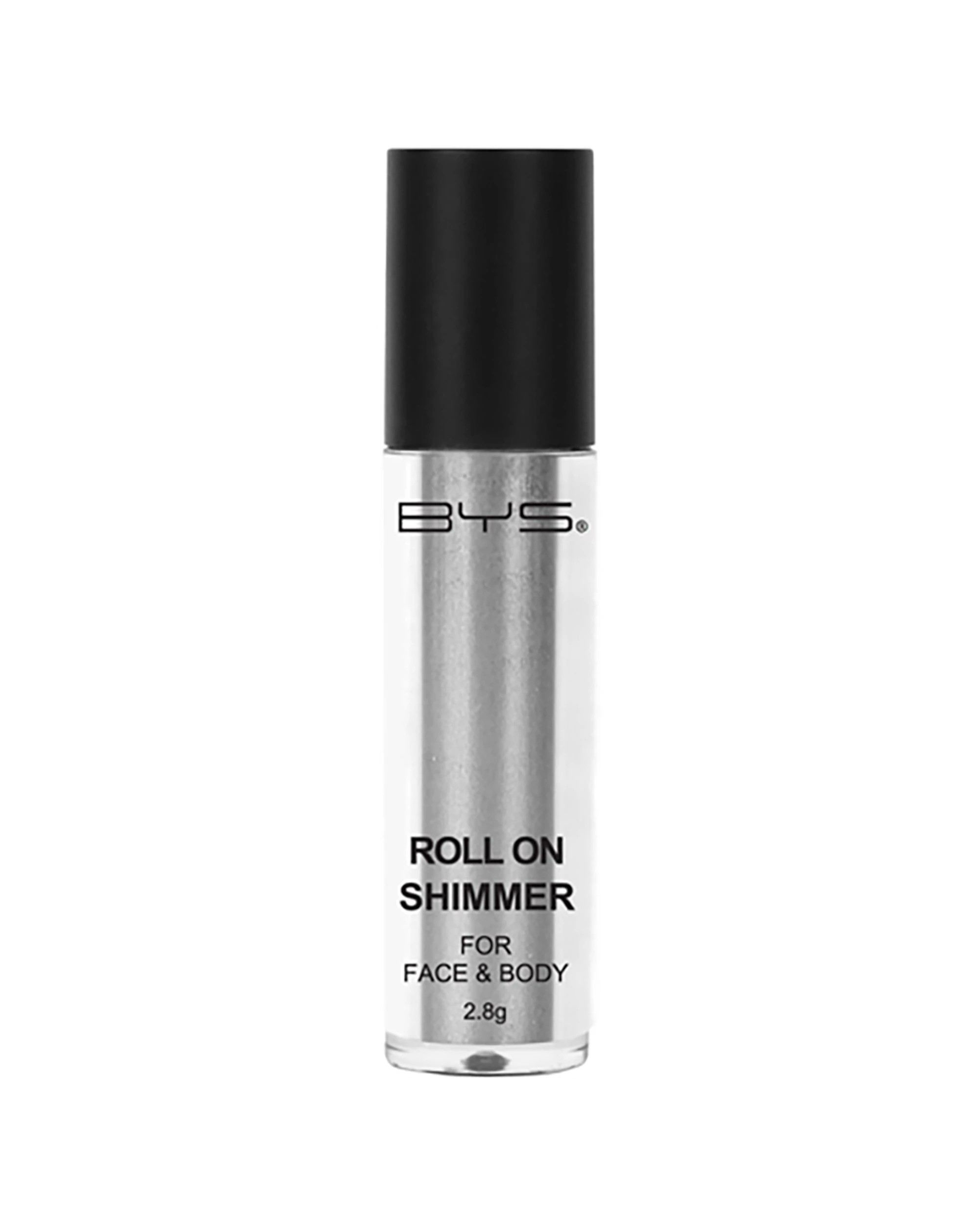 1 BYS Roll On 2.8g Shimmer Face/Body Makeup Cosmetic - One Size - Silver, 1 of 1