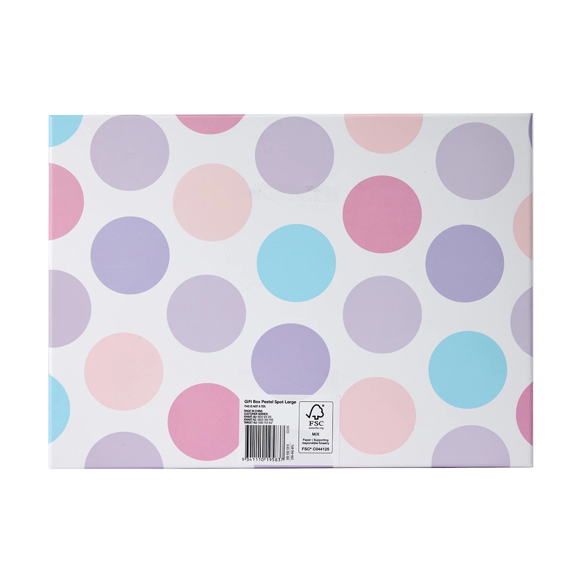 8 Pastel Spot Gift Box - Large, 8 of 8