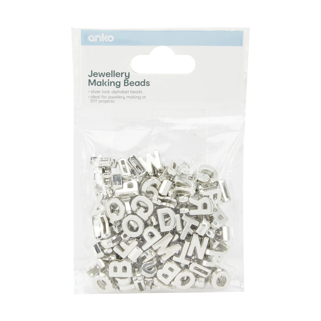 1 Jewellery Making Beads - Silver Look, 1 of 2