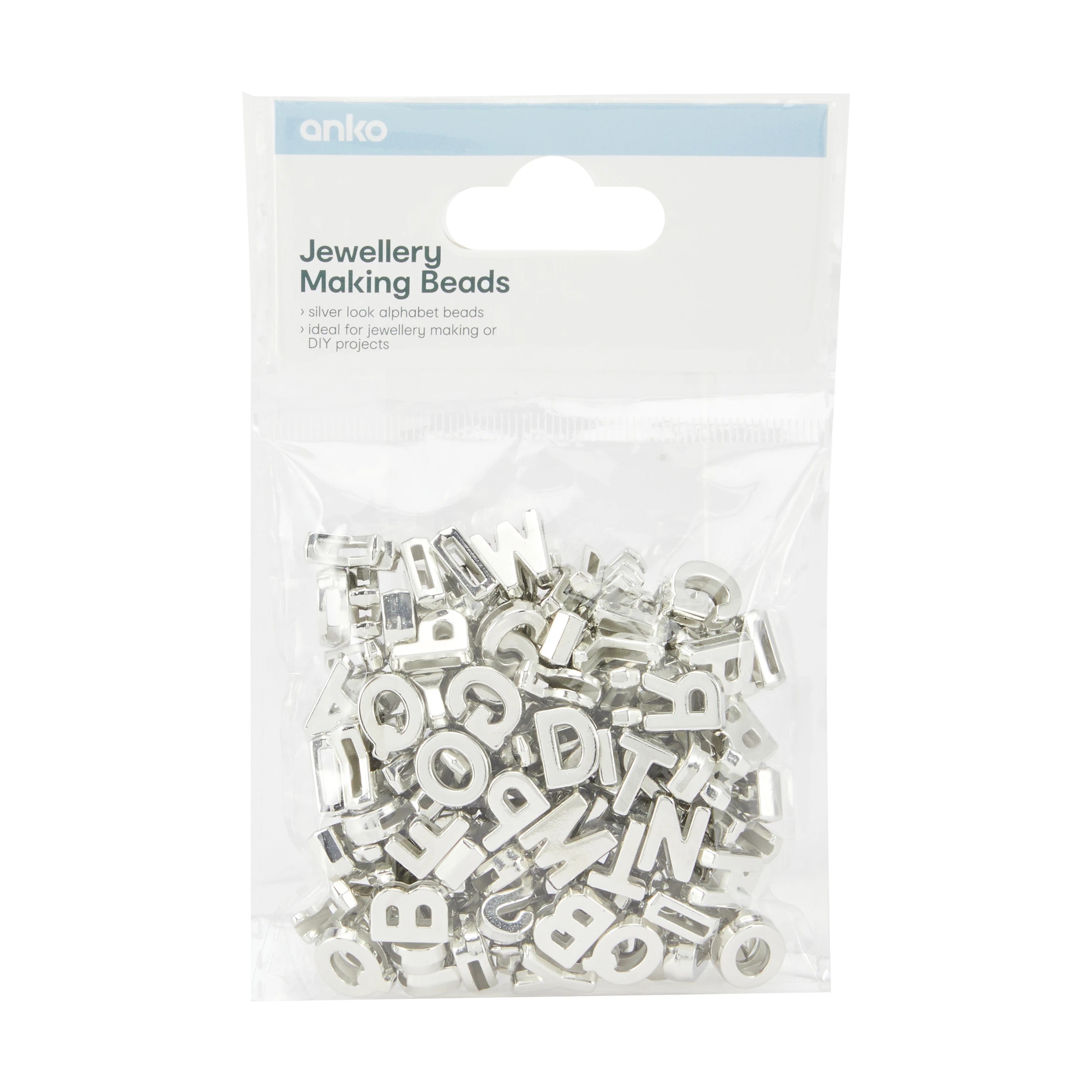 1 Jewellery Making Beads - Silver Look, 1 of 2