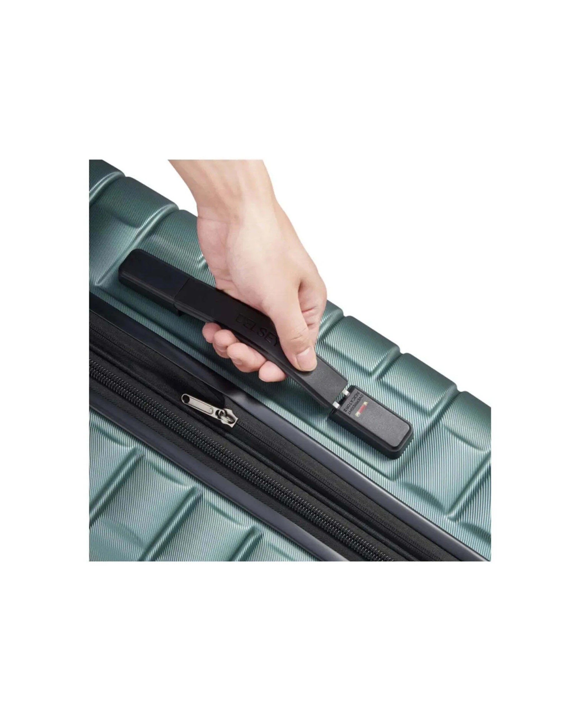 3 Delsey Shadow 5.0 - 66 cm Expandable 4-Wheel Suitcase TSA Lock Polycarbonate - Green, 3 of 6