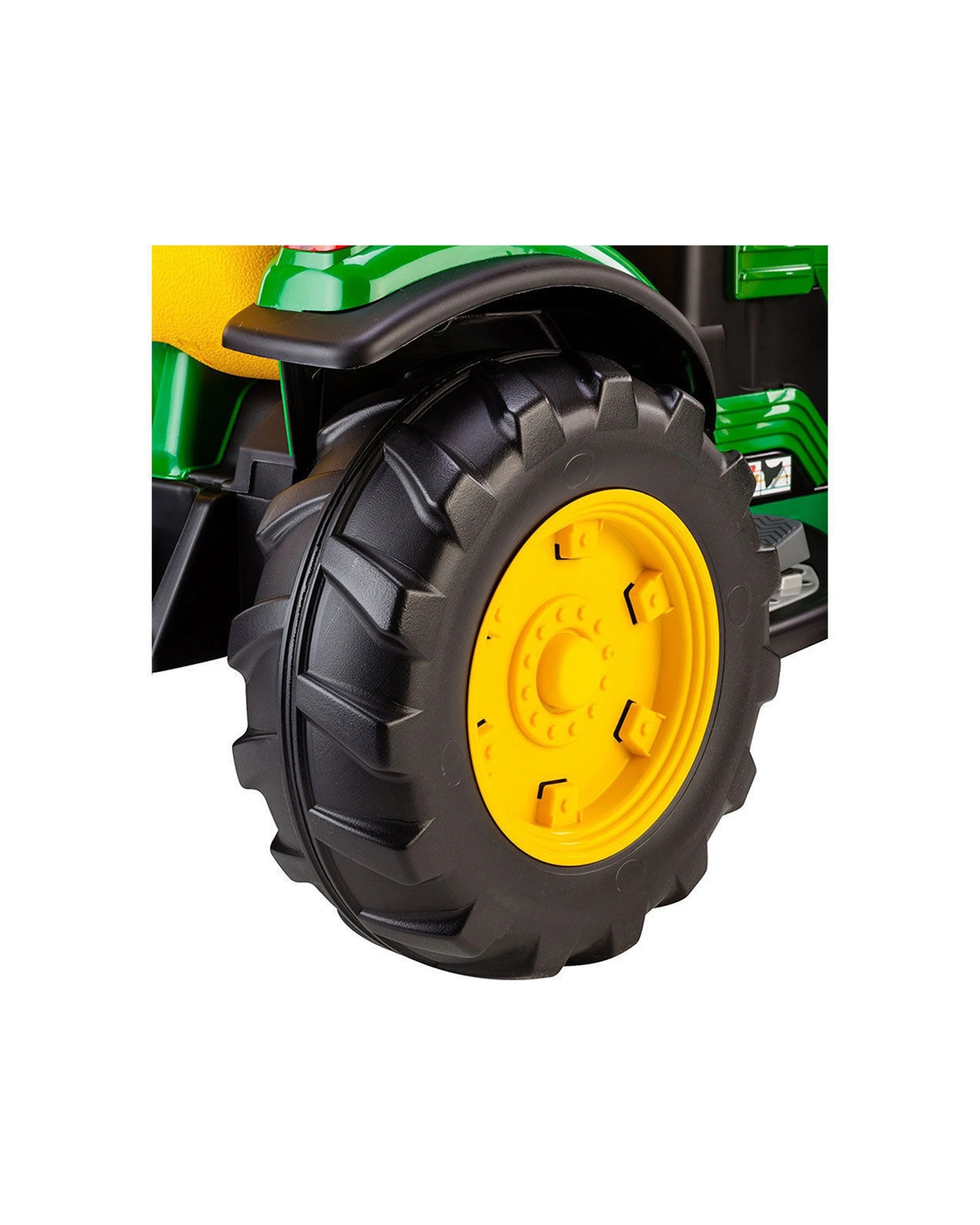6 John Deere Electric Ride-On Tractor With Working Front Loader And Adjustable Seat - Green, 6 of 7