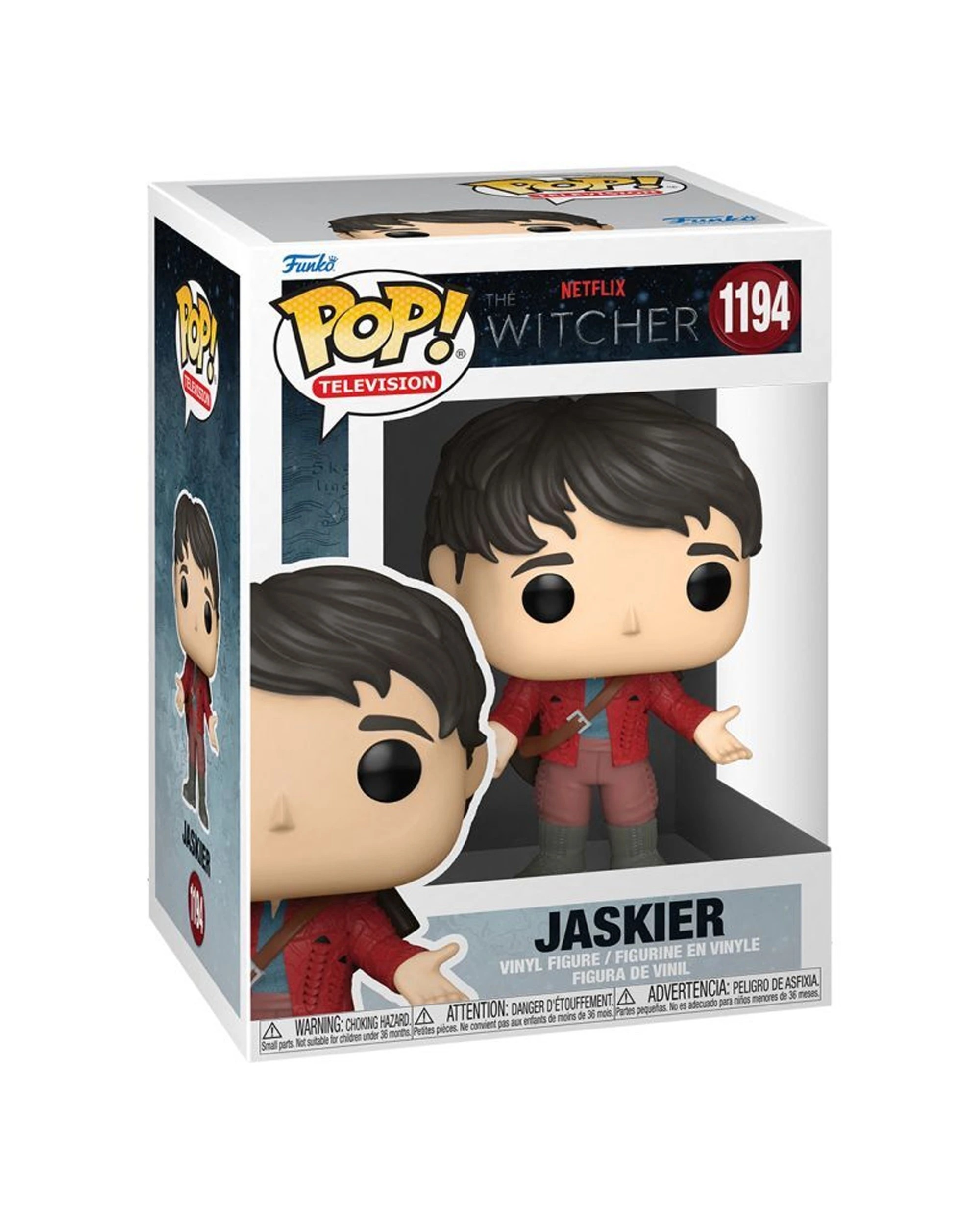 3 Pop Vinyl Figurine The Witcher TV - Jaskier 10cm Vinyl Figure Collectible - Multi, 3 of 3