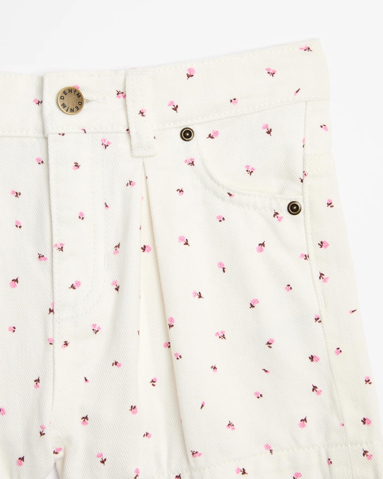 5 Target Denim Short CREAM FLORAL, 5 of 5