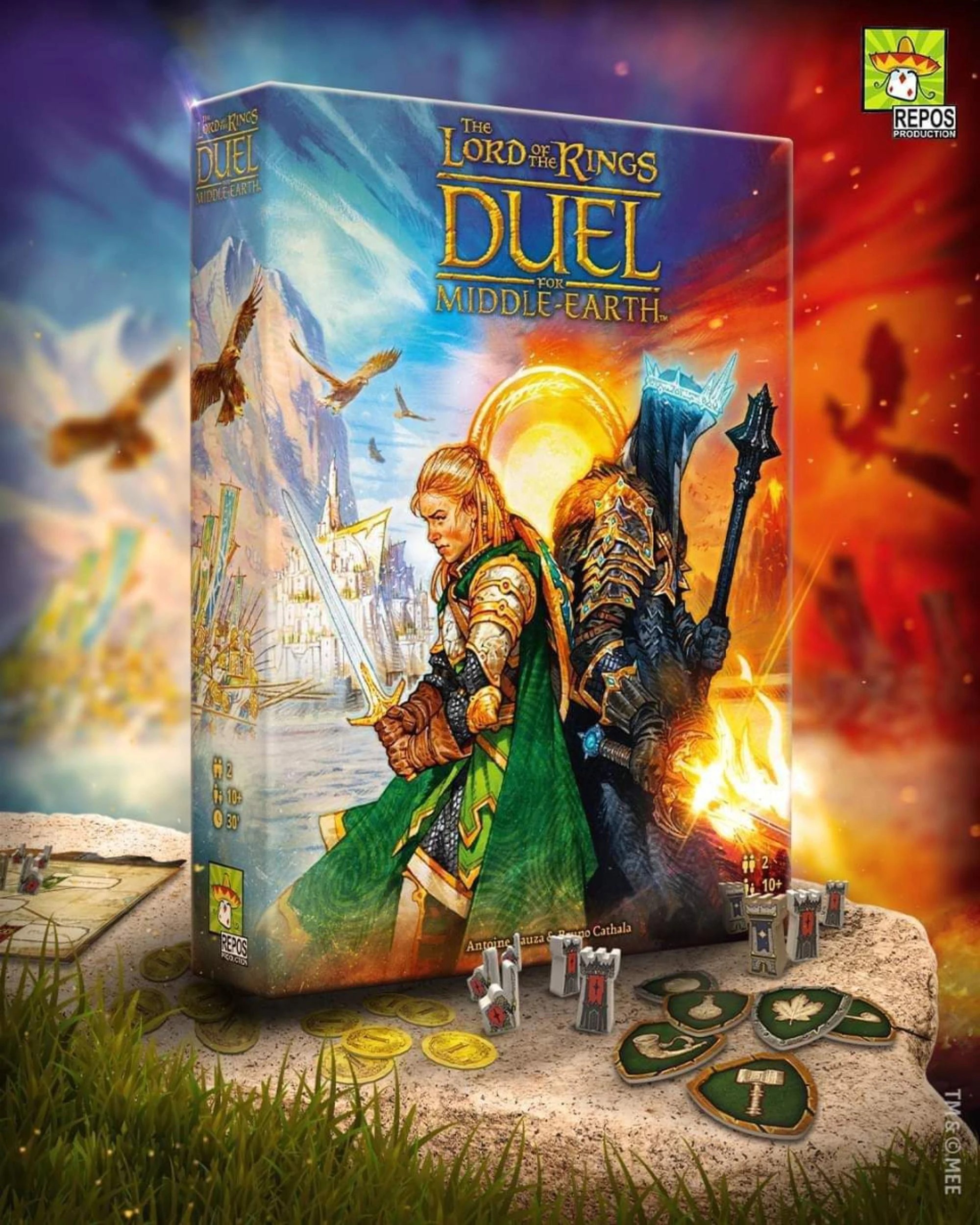 3 The Lord of the Rings: Duel for Middle-Earth Board Game, 3 of 5