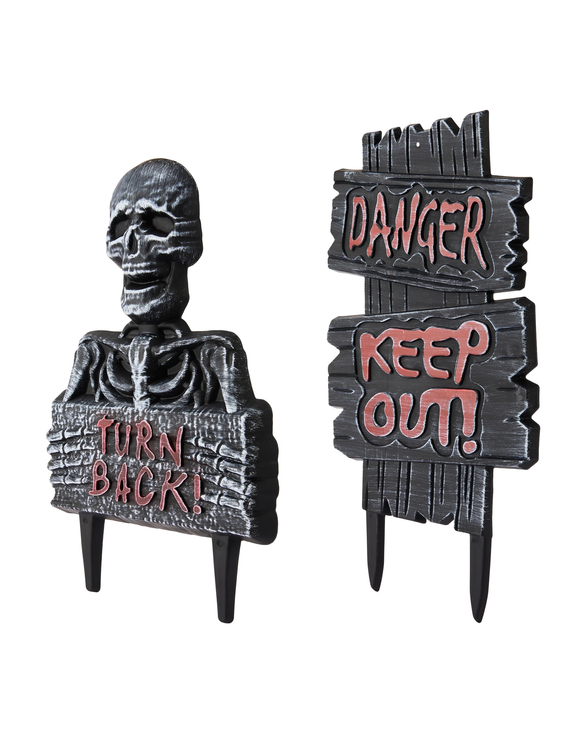 2 2 Pack Halloween Garden Signs, 2 of 6