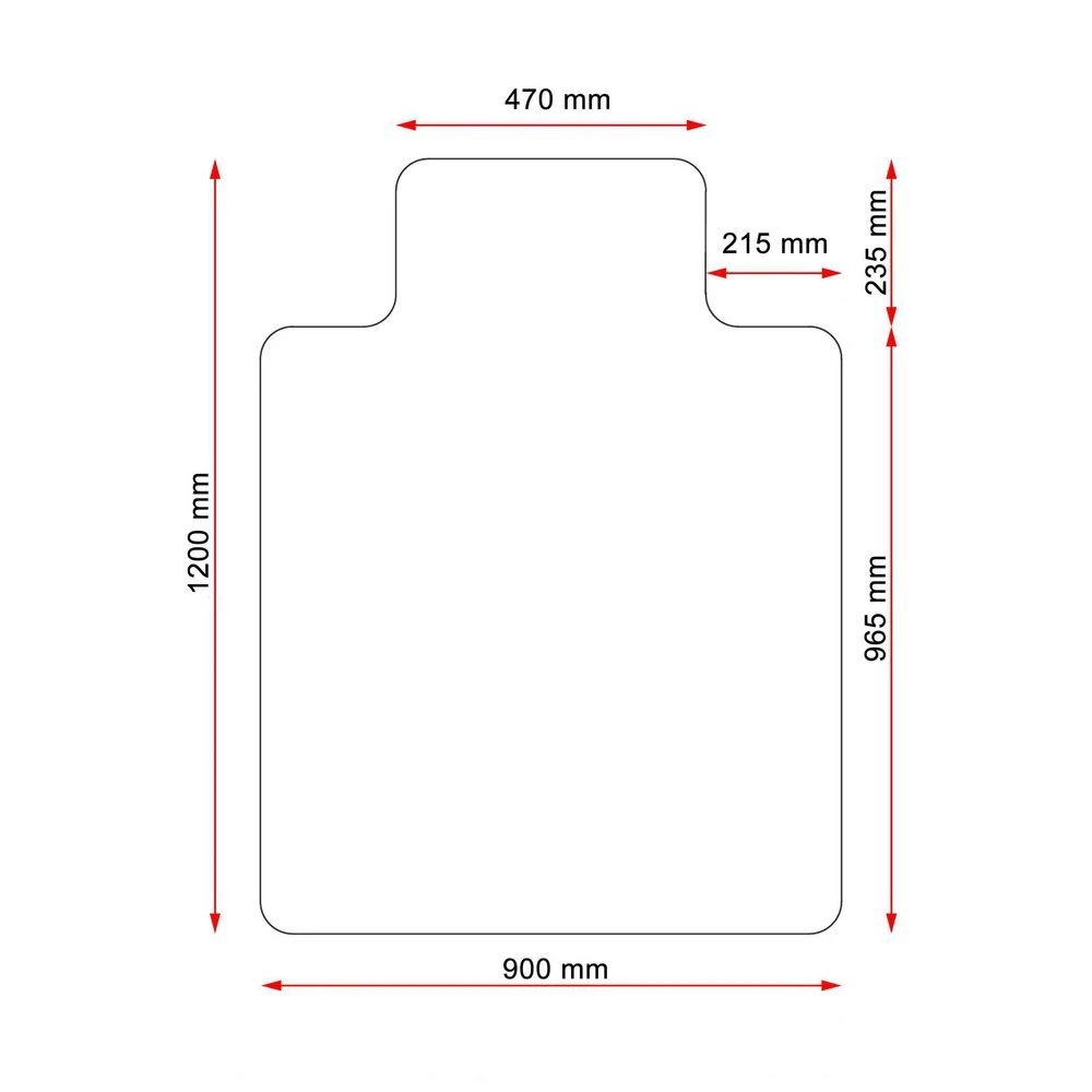2 Hard Floor Chair Mat 900x1200 Keyshape, 2 of 4