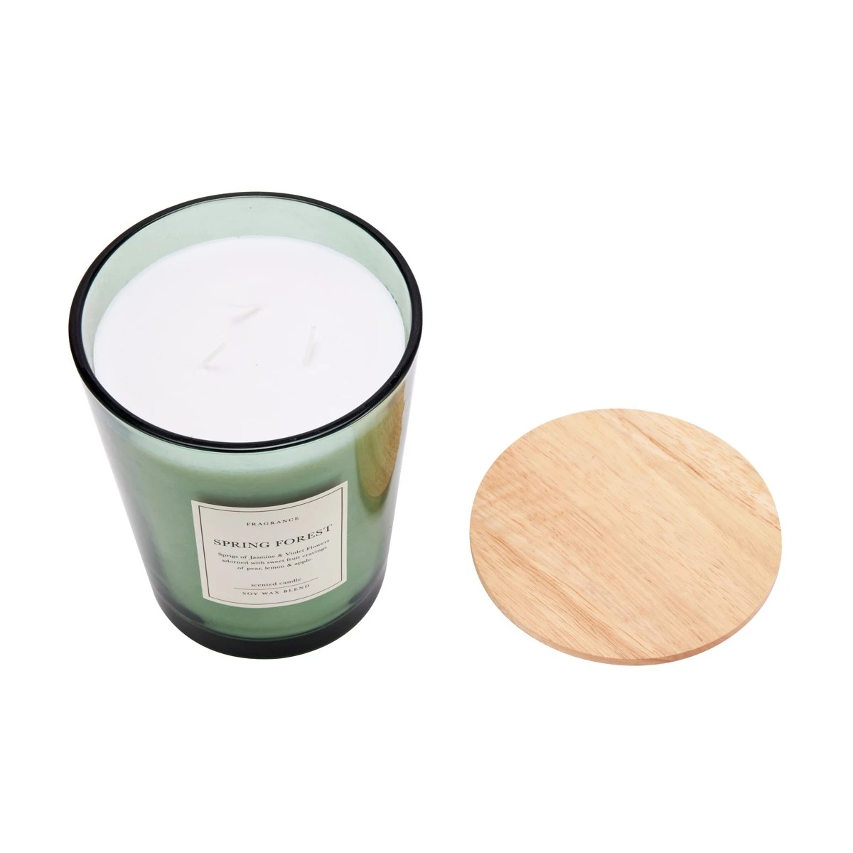 4 XL Spring Forest Soy Wax Blend Scented Candle, 4 of 4