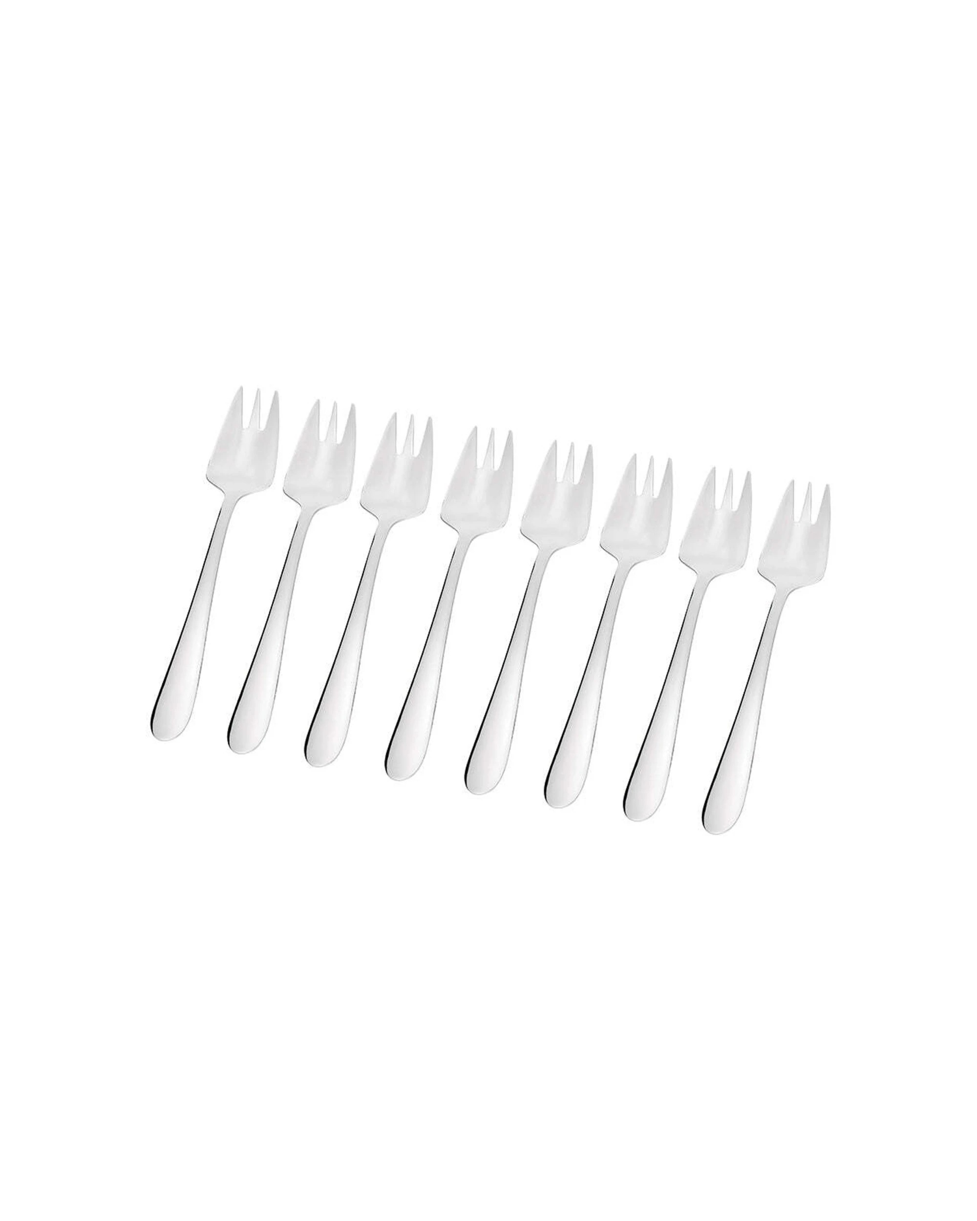 2 Stanley Rogers 8pc Albany Buffet Forks Stainless Steel Lunch Dinner Party Set - Silver, 2 of 5