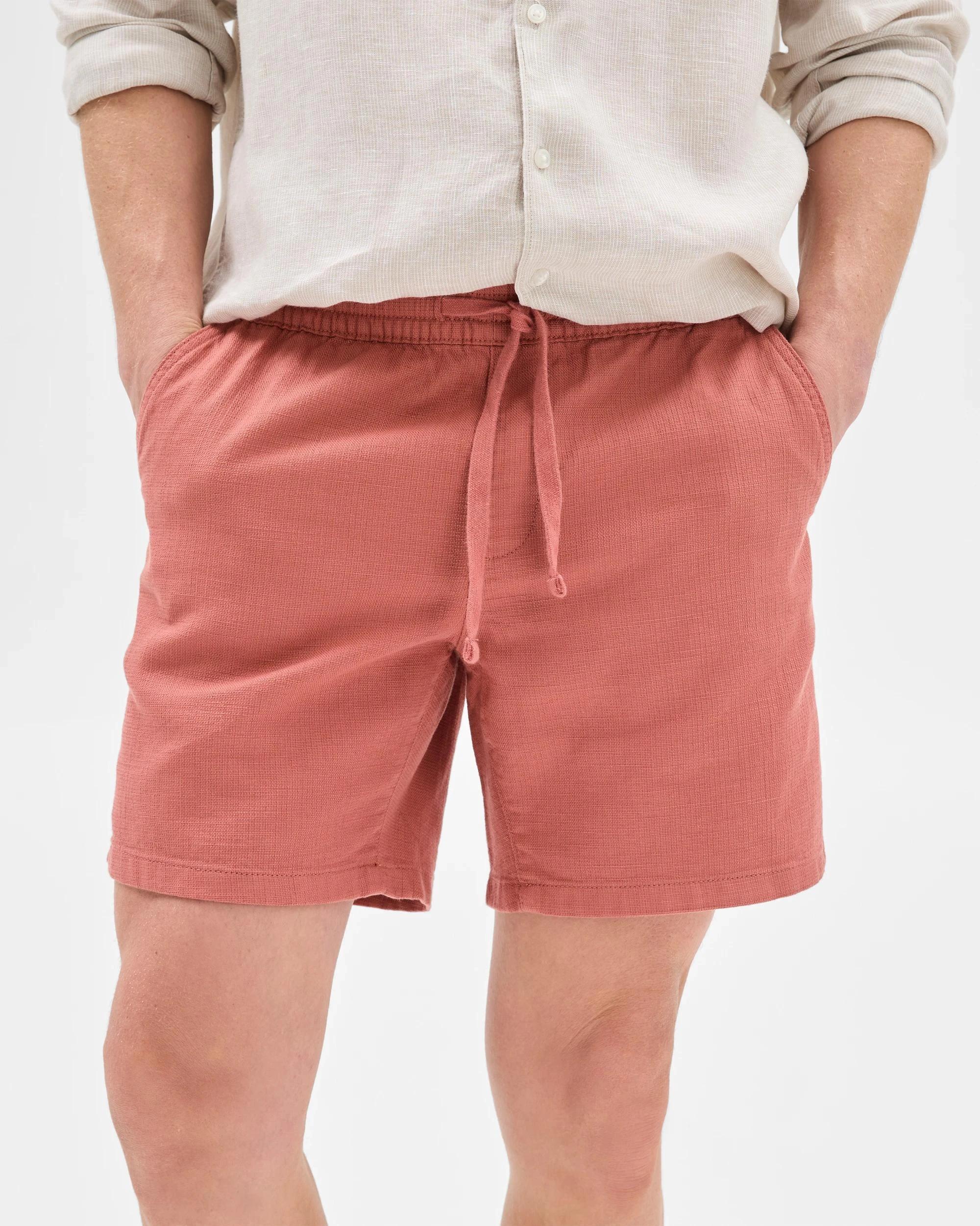 3 Target Australian Cotton Textured Shorts BRICK, 3 of 7