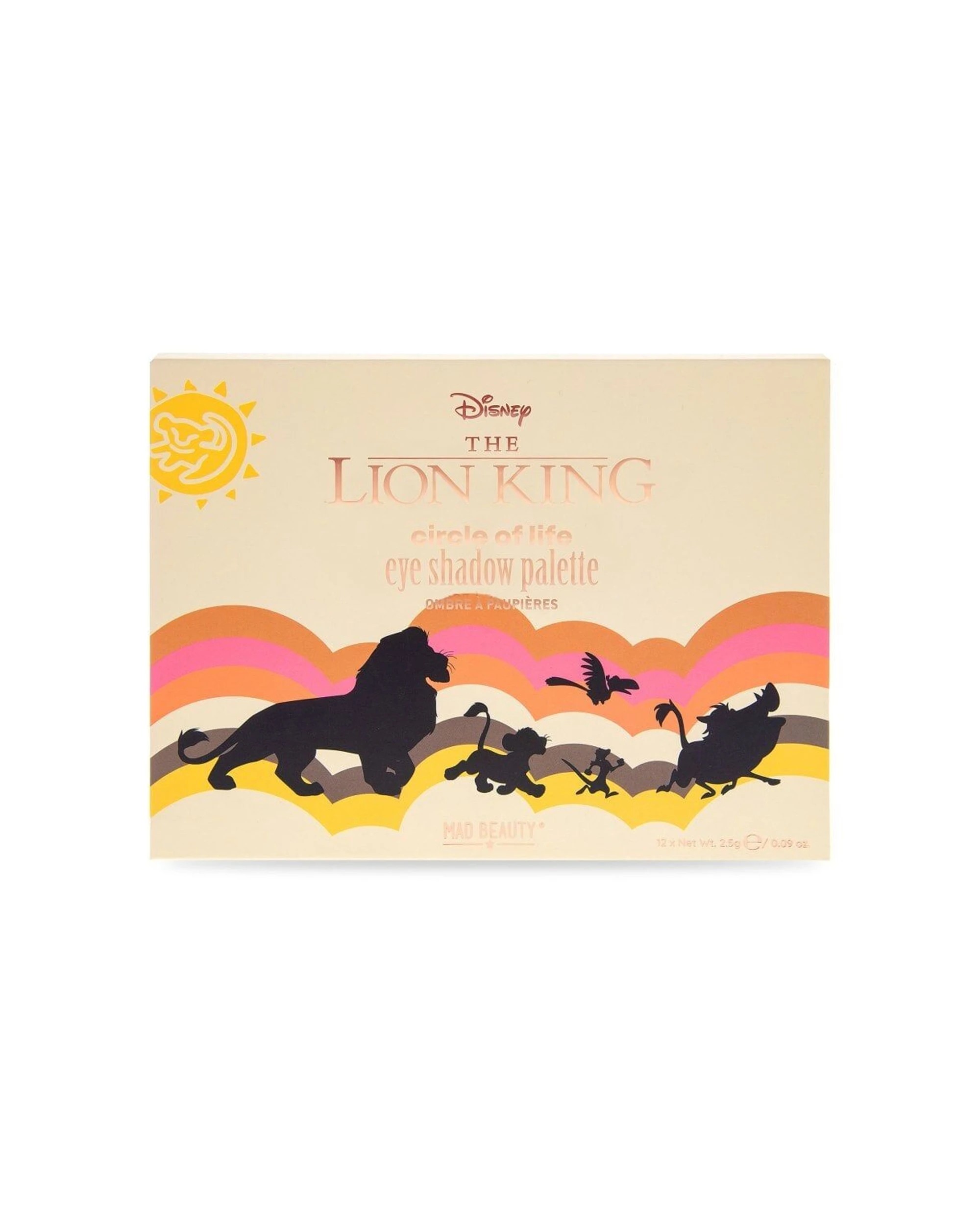 1 DISNEY 12pc Lion King Pigmented Eyeshadow Makeup Palette - Multi, 1 of 5