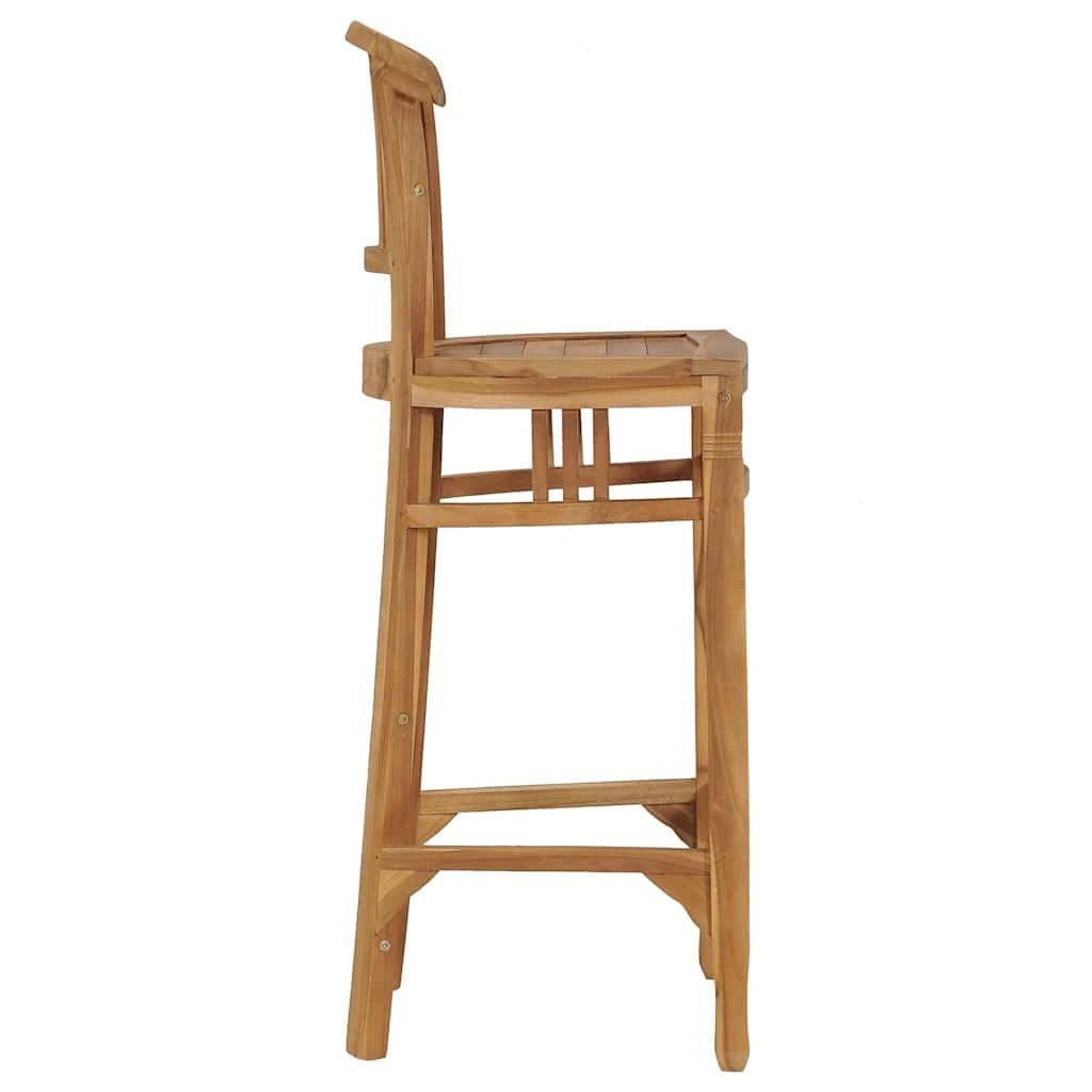 3 vidaXL Bar chair Footrest - Brown, 3 of 7