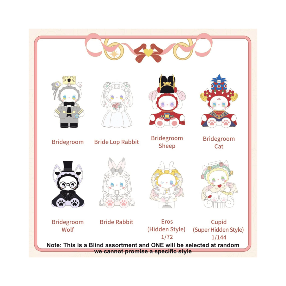 2 Shenzhen Yanchuang Culture Lucky Emma Emma Secret Forest Emma's Wedding Party Blind Box, 2 of 3