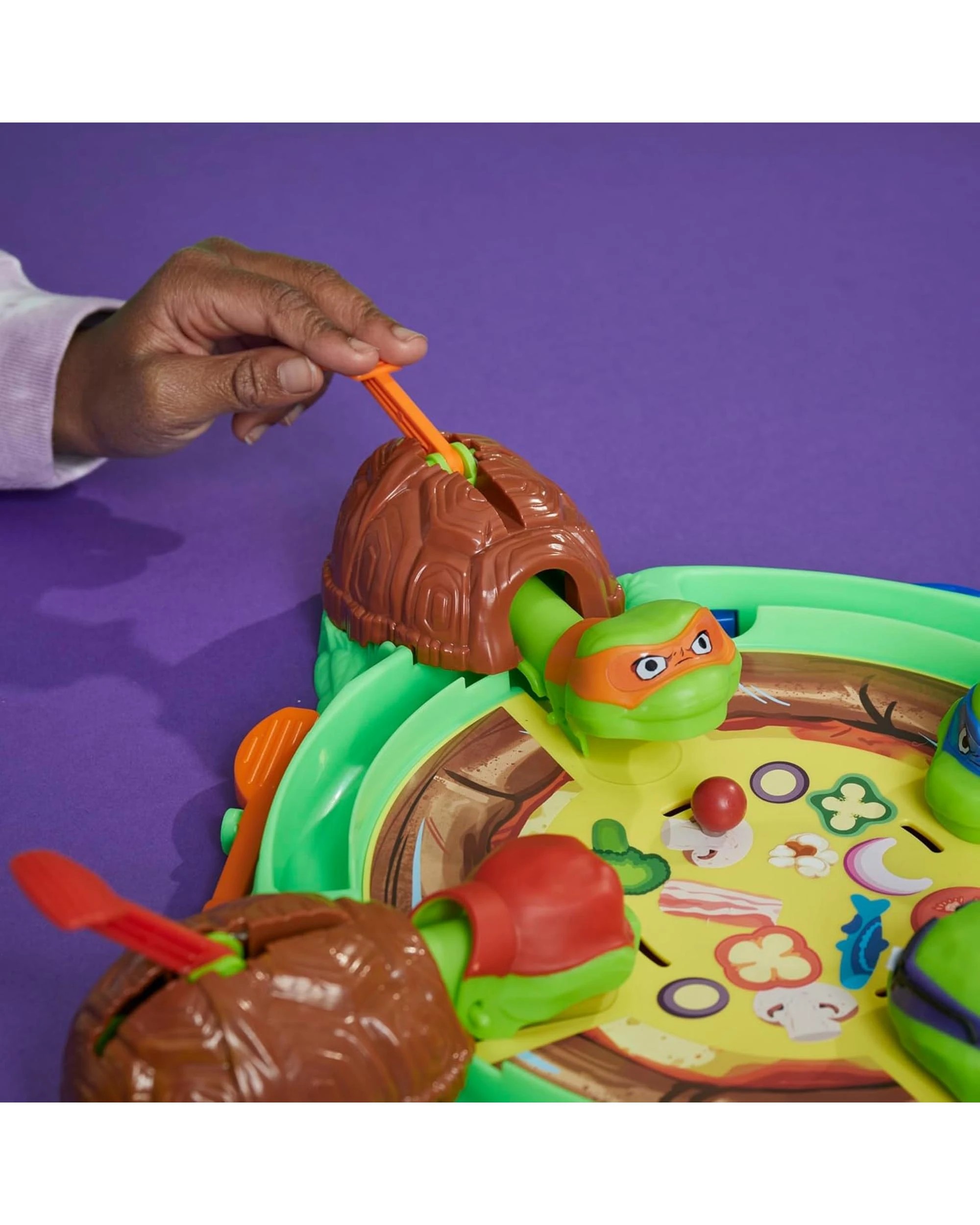 7 Hungry Hungry Hippos Teenage Mutant Ninja Turtles Edition Board Game, 7 of 10