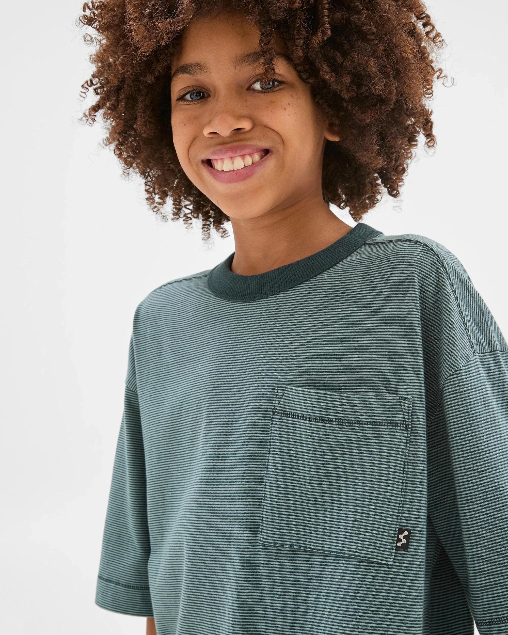 3 Target Kids Australian Cotton Oversized T-Shirt TEAL, 3 of 7