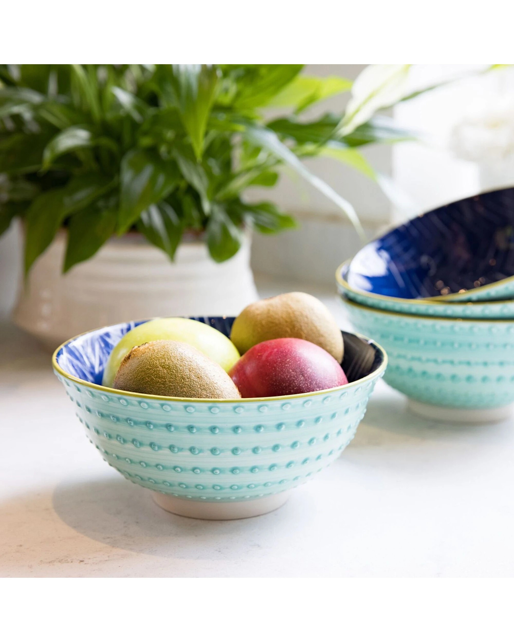 8 Mikasa 4pc Does It All Kitchen Glazed Bowl 15.7cm Durable Microwave Dishwasher Safe - Multi, 8 of 8