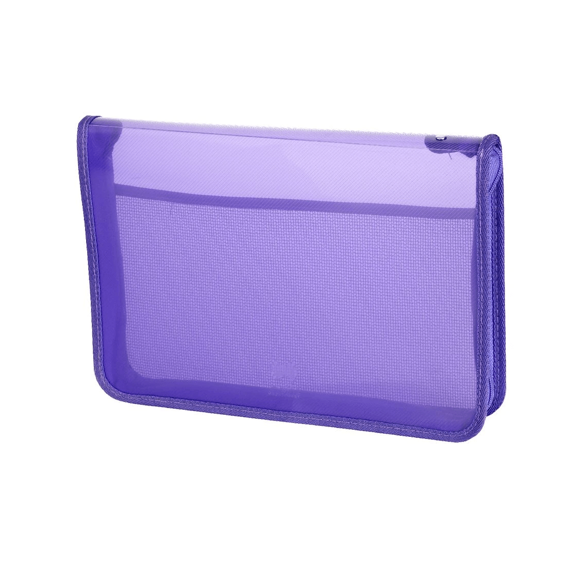 2 Ausinc A4 Zipped Document Folder Purple, 2 of 7