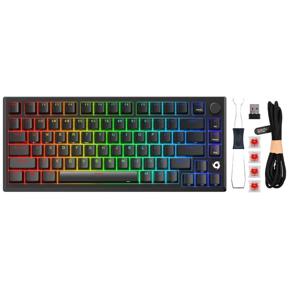 7 Typhoon Ultimate Wireless RGB Mechanical Gaming Keyboard, 7 of 8