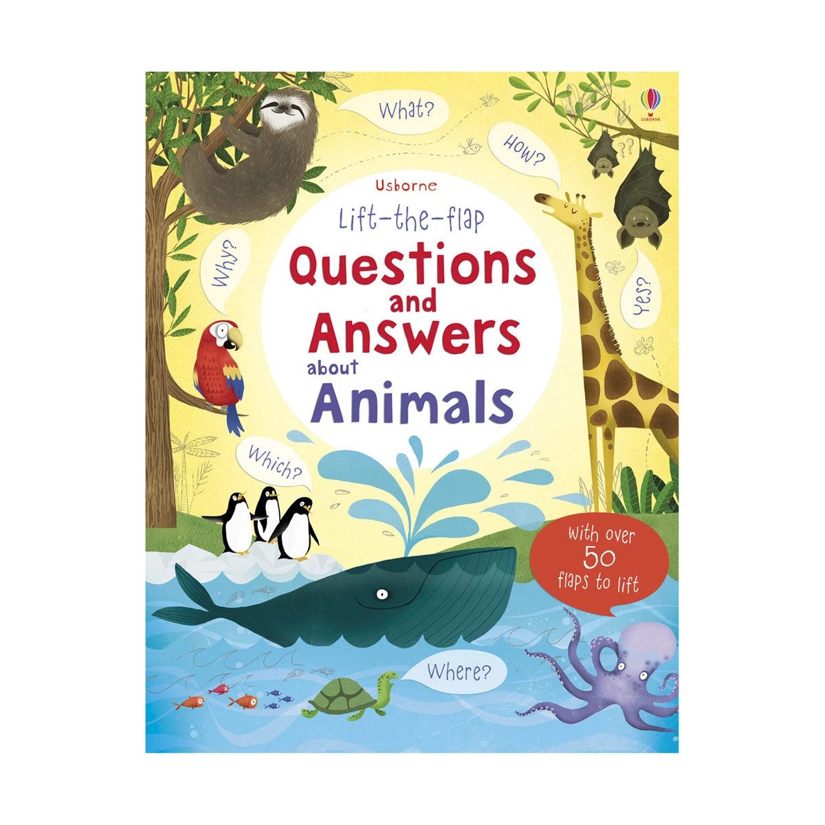 1 Usborne Lift-The-Flap: Questions and Answers About Animals - Book