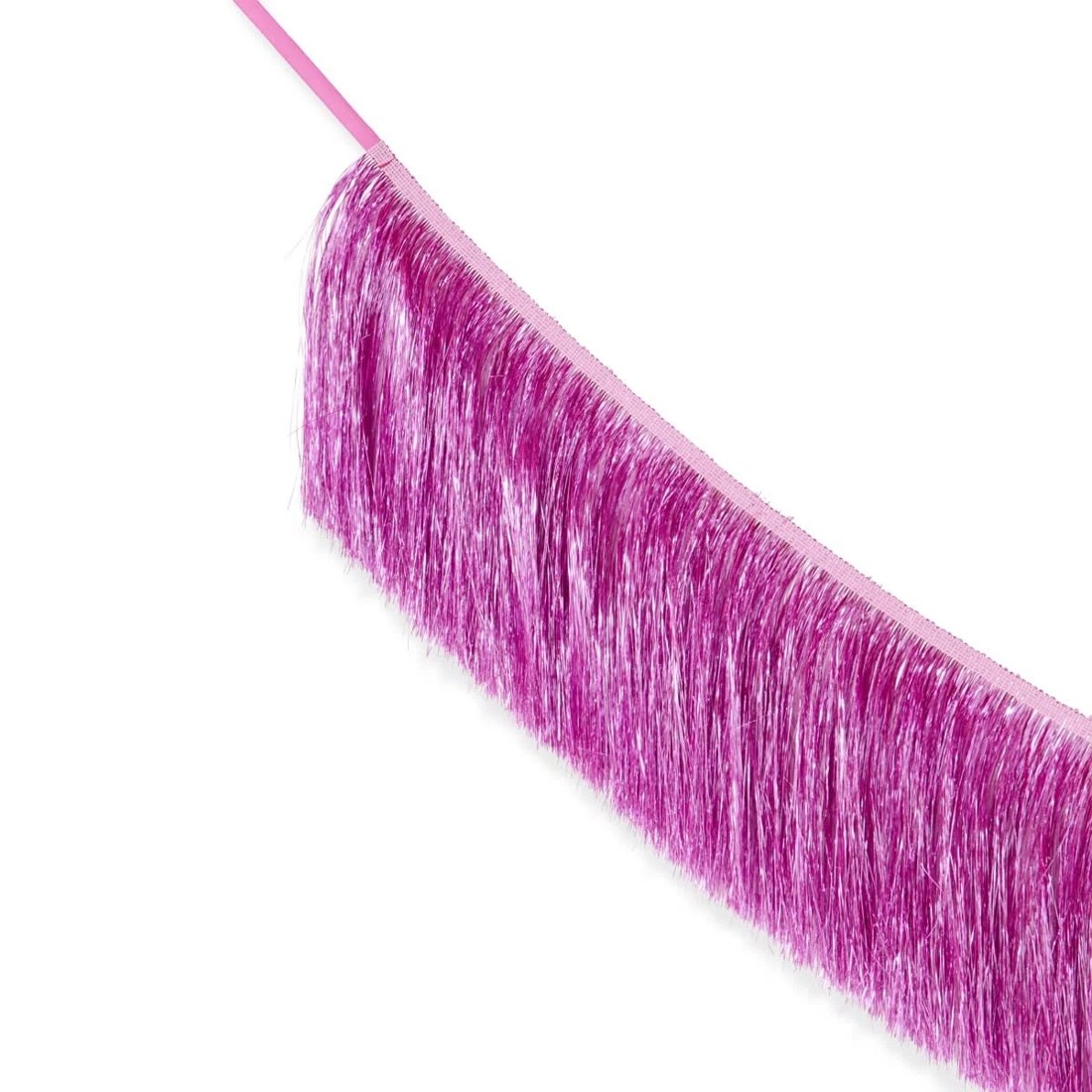 3 Pink Tassel Fringe Garland, 3 of 5