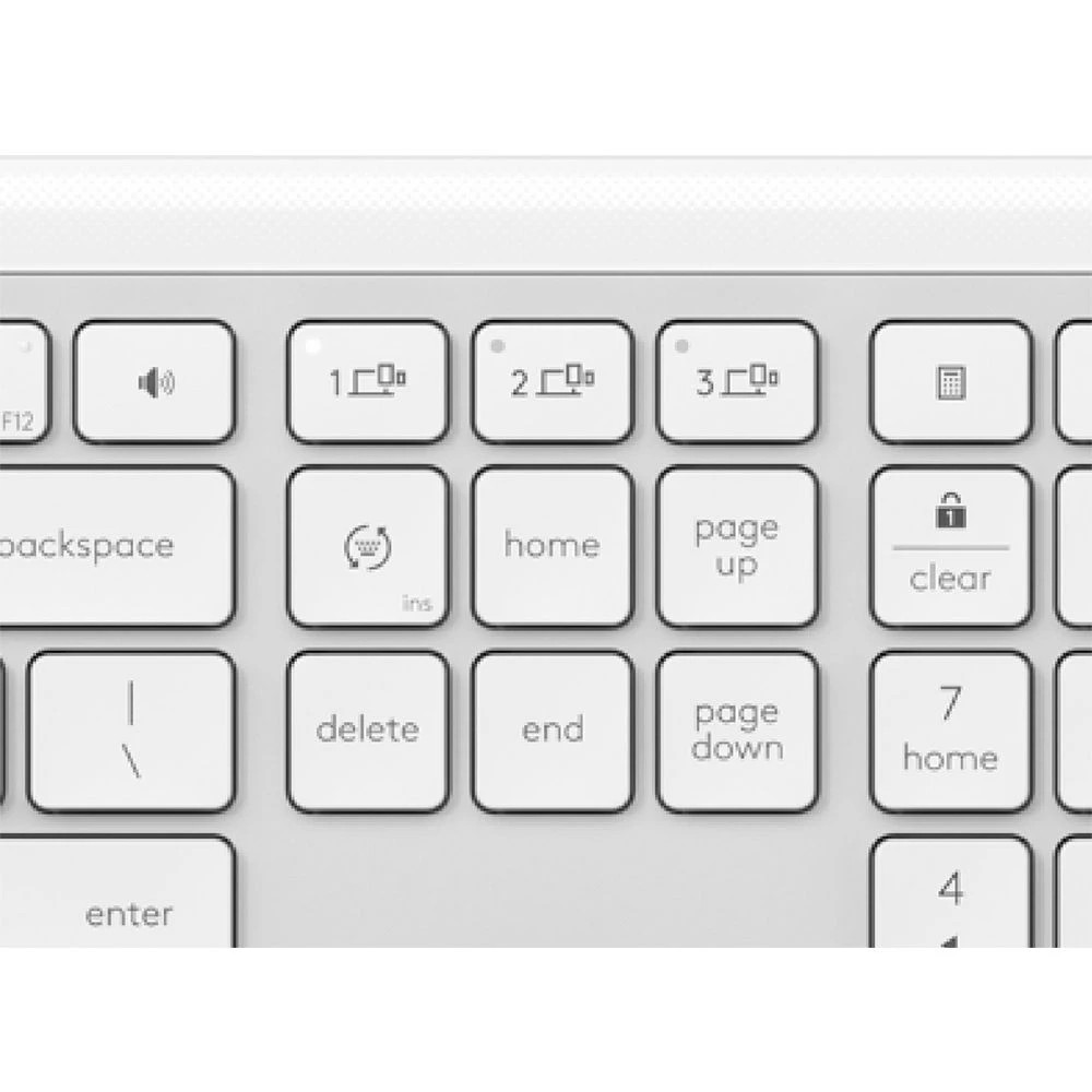6 Logitech MK950 Wireless Keyboard and Mouse Combo White, 6 of 7