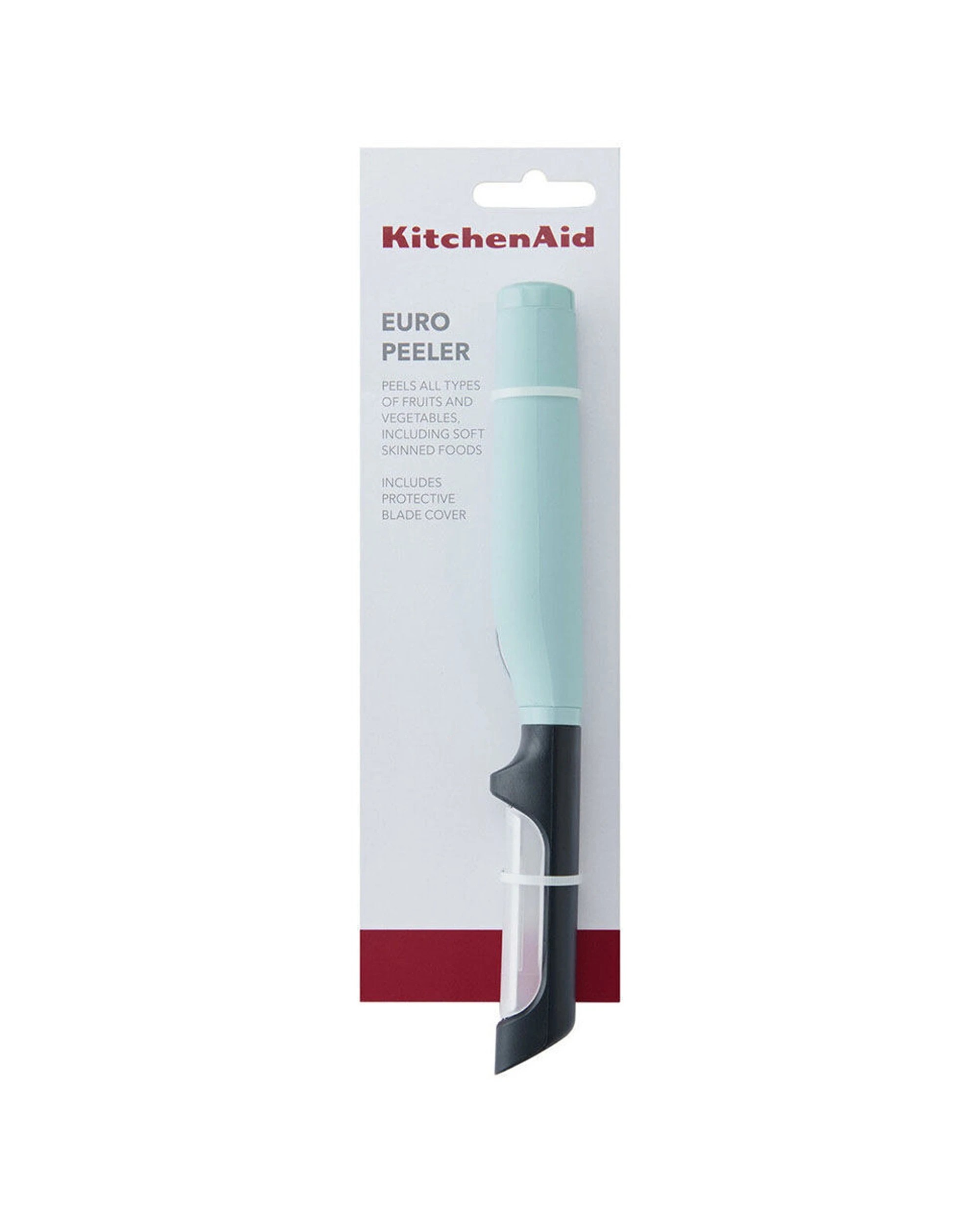 2 KitchenAid 2PK Metal Soft Grip Euro Fruits Veggies Peeler With Ergonomic Handle - Blue, 2 of 8