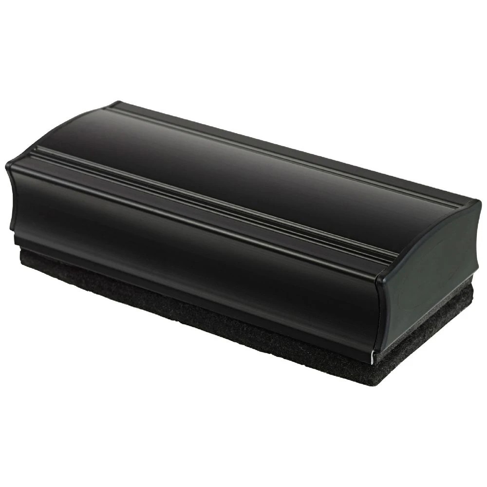 1 J.Burrows Aluminium Whiteboard Eraser Black, 1 of 2
