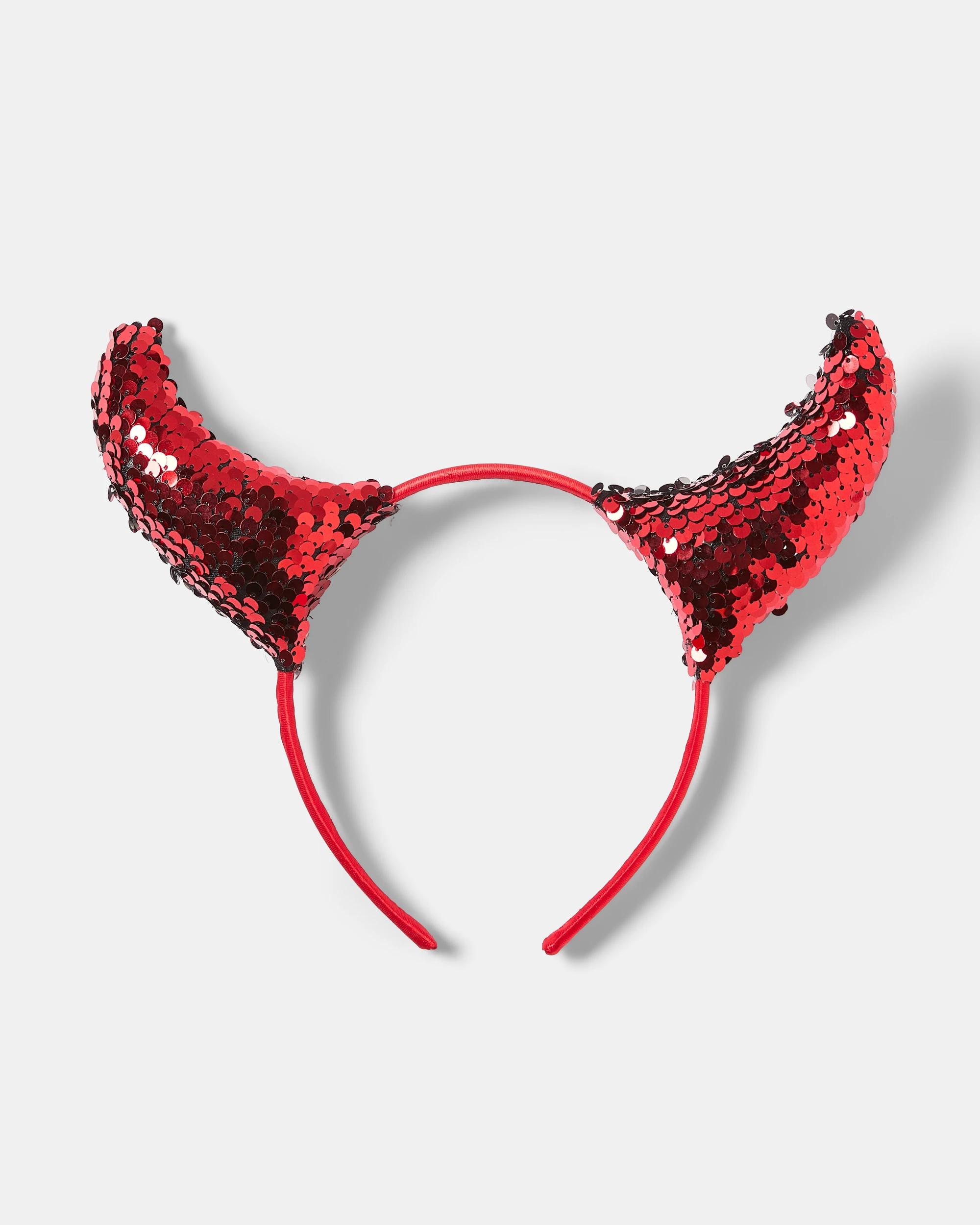 1 Halloween Devil Horns Headband - Red RED, 1 of 2
