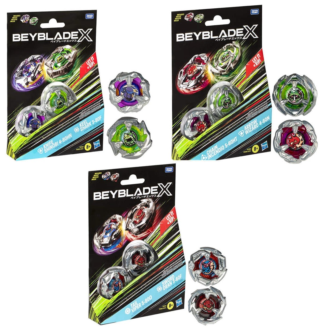 1 2 Pack Beyblade X Set - Assorted, 1 of 5