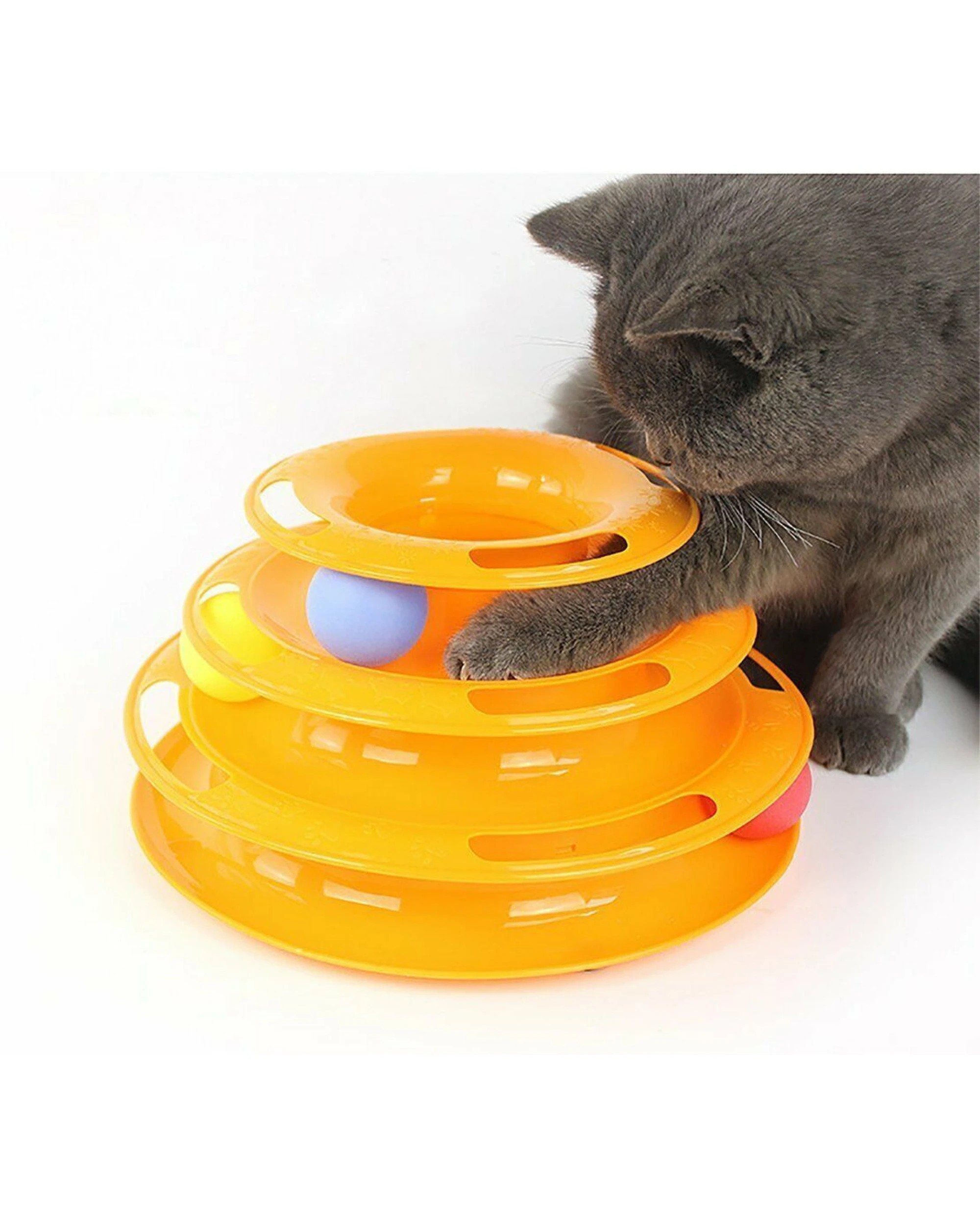 7 BR Toys Interactive Cat Toy with Ball Track, 7 of 10
