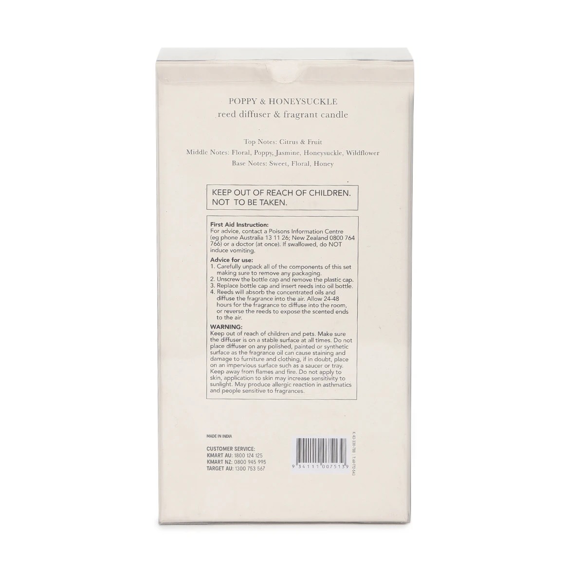 10 Poppy and Honeysuckle Reed Diffuser and Fragrant Candle Set, 10 of 10