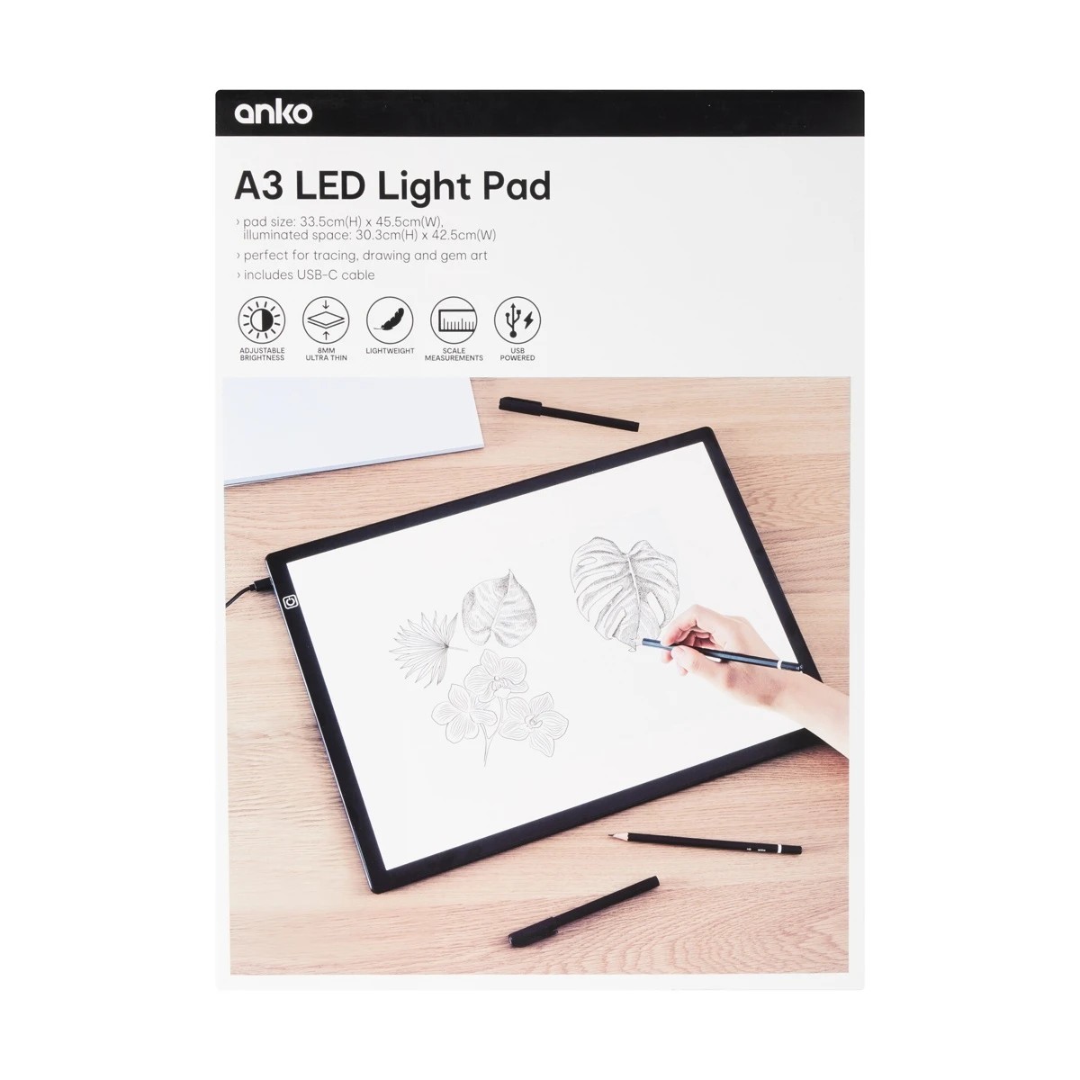 1 A3 LED Light Pad, 1 of 8