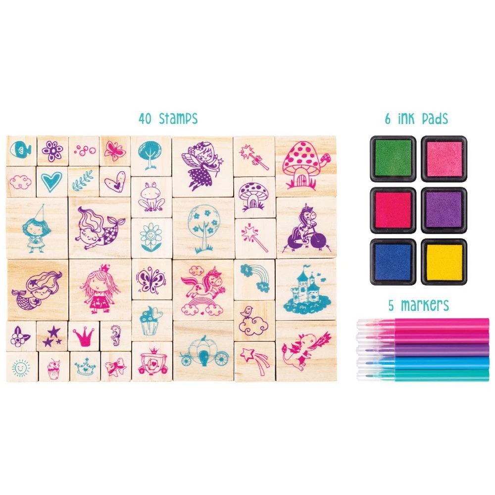 3 Wooden Stamp Set  51pc Once Upon A Time, 3 of 4