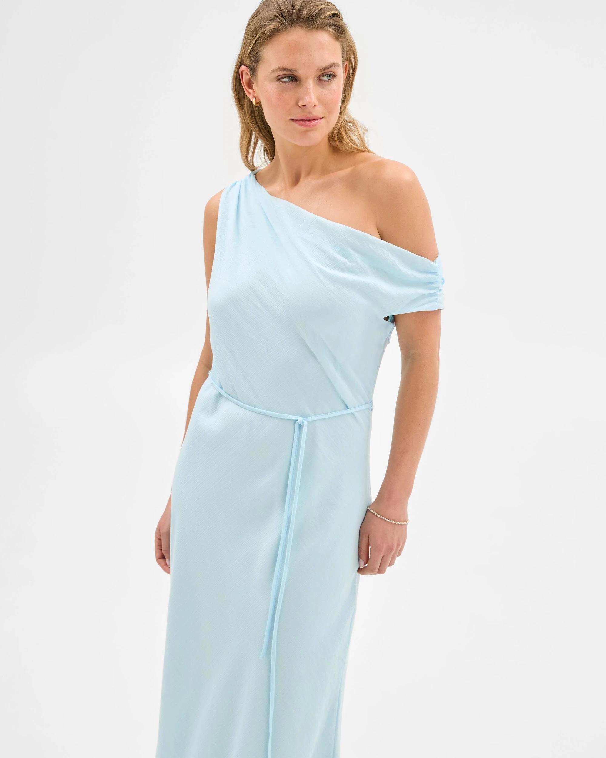 4 Off The Shoulder Midi Dress - Lily Loves OMPHALODES, 4 of 7