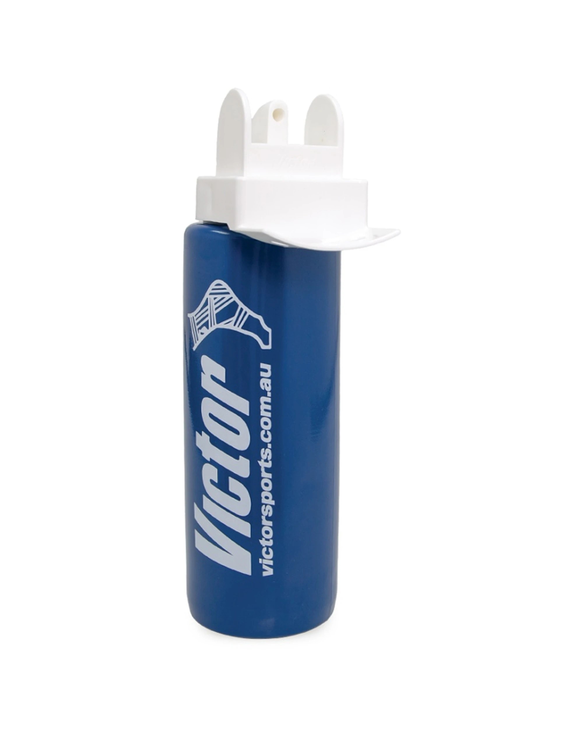 1 Victor Sports Hygienic Squeeze-Squirt Drink Bottle With Chin Rest 1L - Blue, 1 of 6