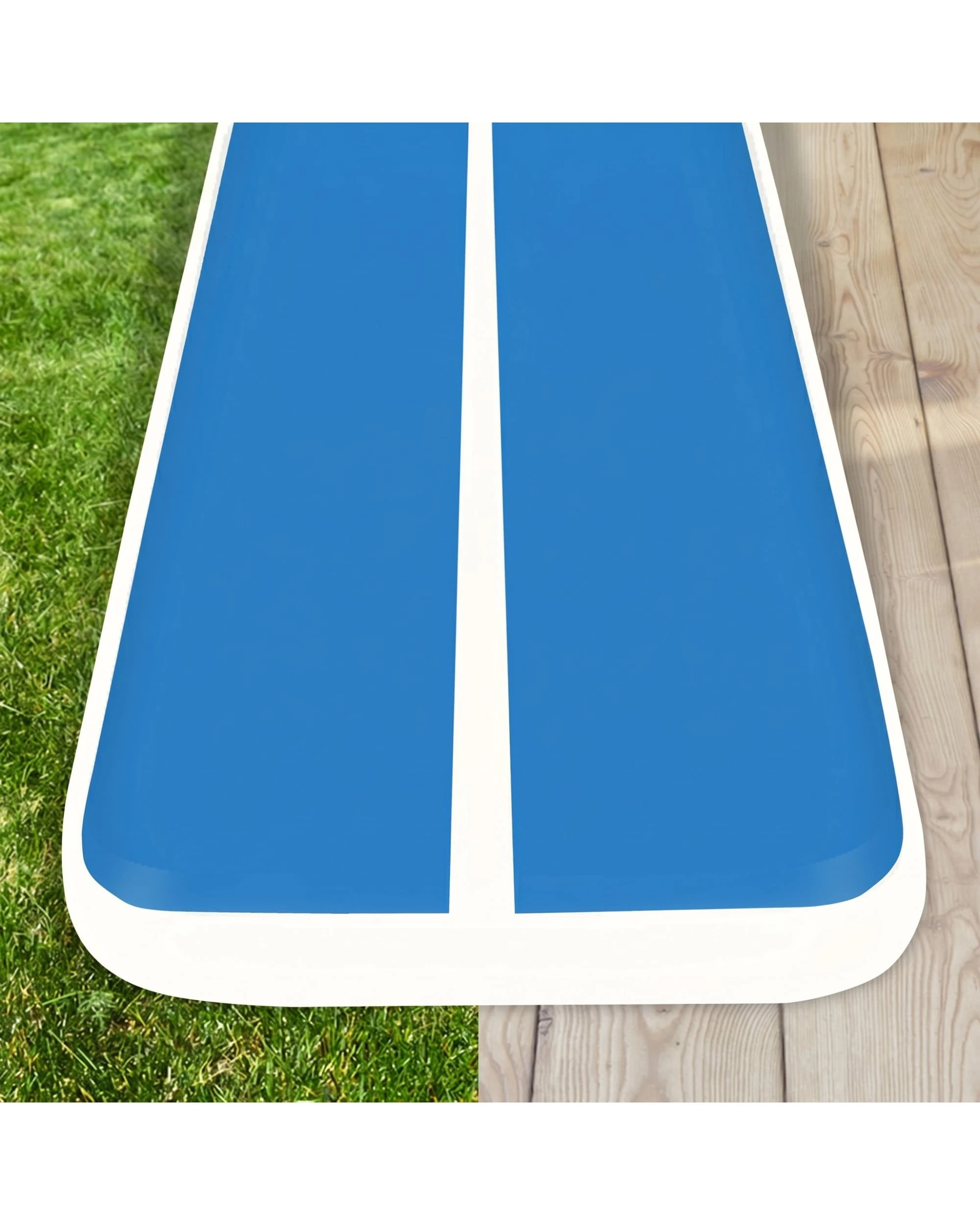 7 Powertrain Sports AirTrack 7m x 1m Inflatable Tumbling Mat - 20cm Thick - Blue, 7 of 7