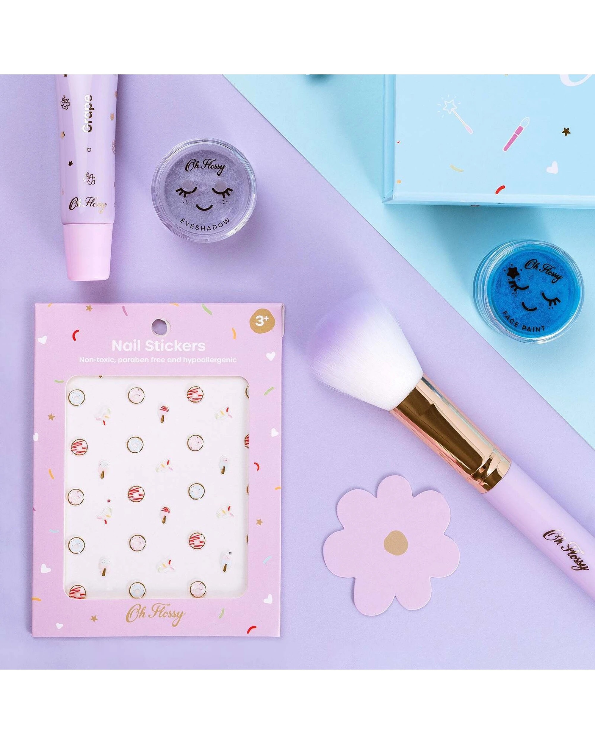 4 OH FLOSSY 3PK Nail Stickers Cosmetic Decals Sweets Set - Multi, 4 of 5