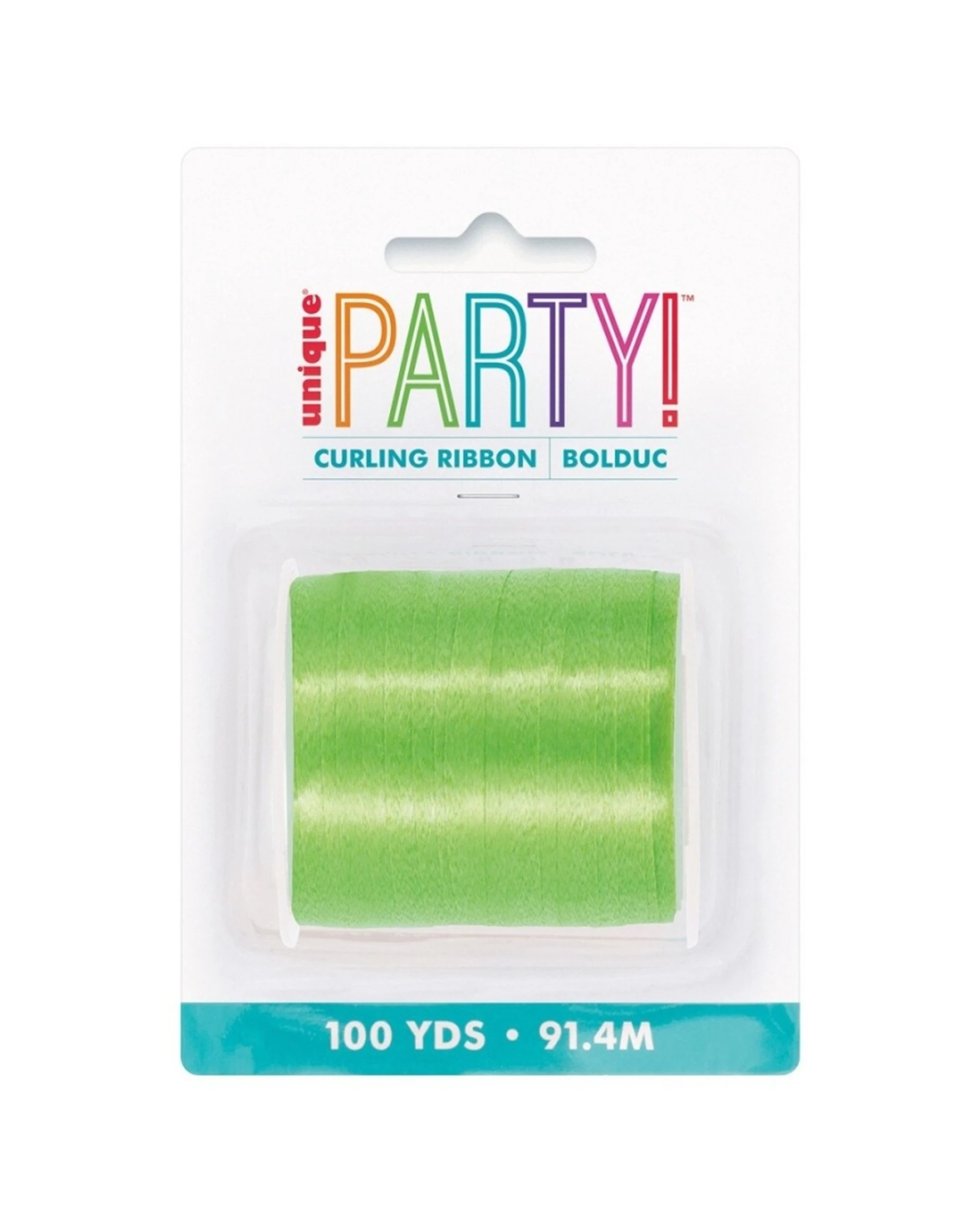 1 Meteor Party Curling Ribbon Gift Wrapping Decoration 91.4m Lime - Green, 1 of 1