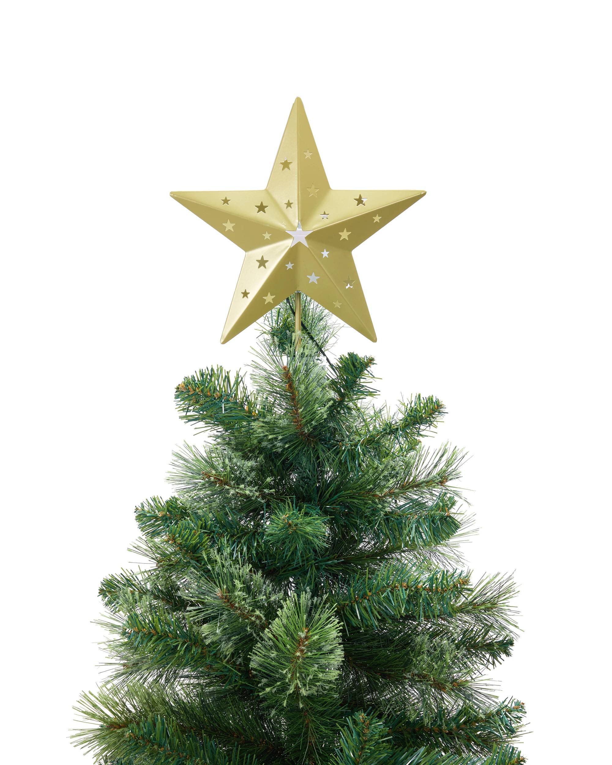 2 Battery Operated Projection Star Tree Topper, 2 of 8