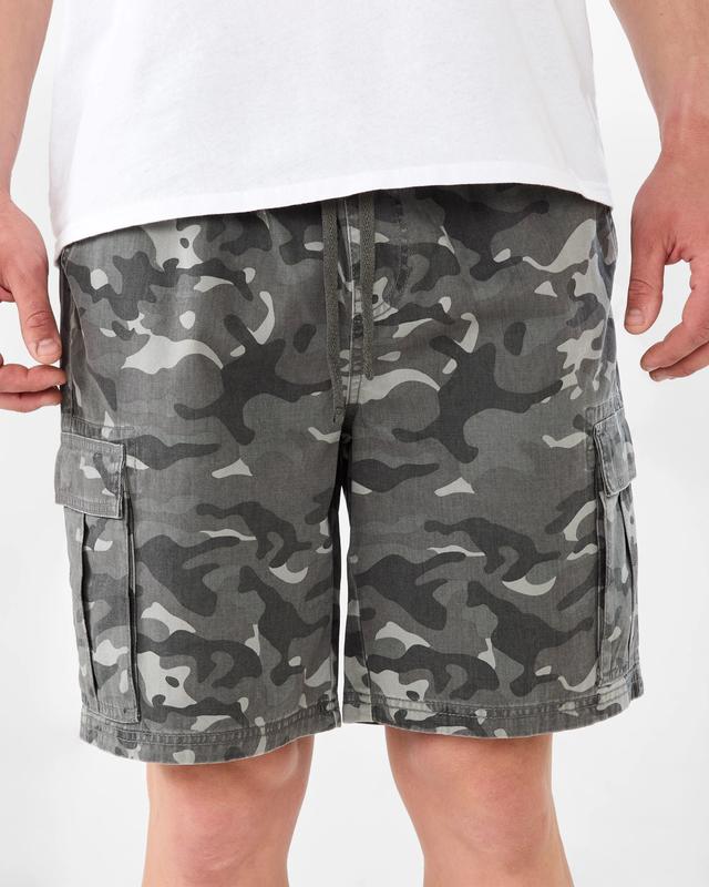 Elastic Waist Cargo Sh