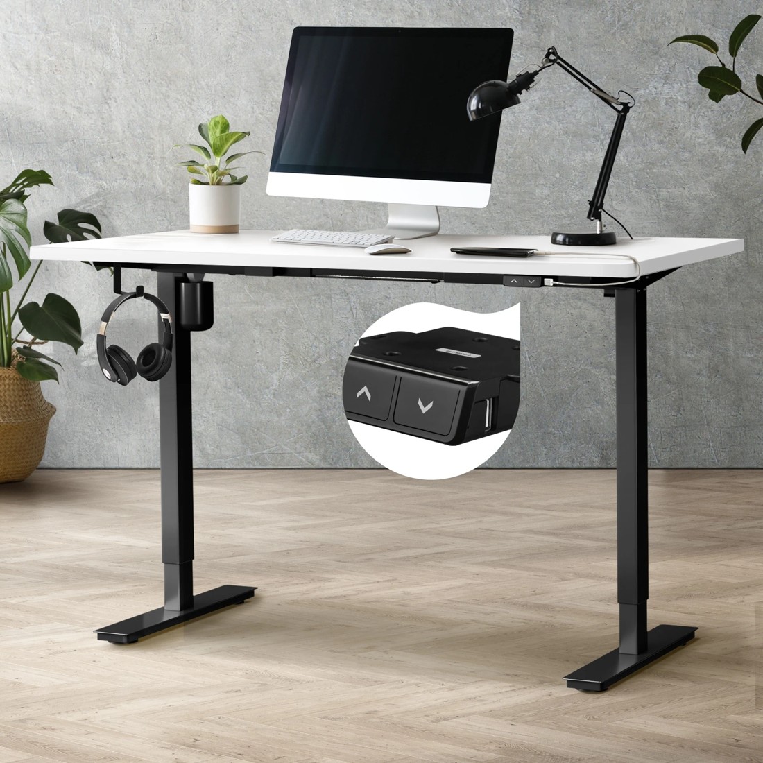 2 Oikiture 150cm Electric Standing Desk Single Motor
 - Multi, 2 of 4