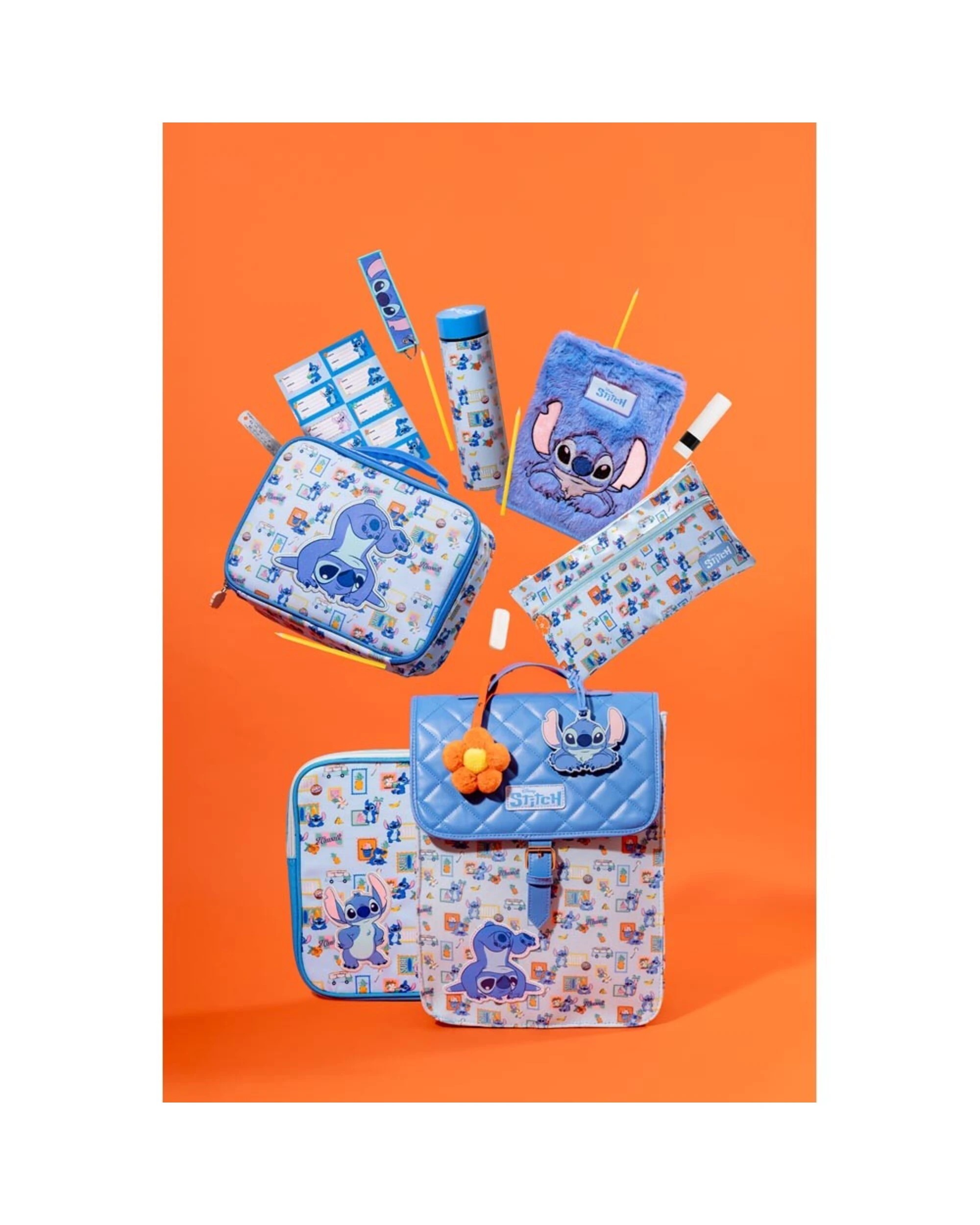 4 Disney - Lilo & Stitch - Stitch Stamps Laptop Bag - Blue, 4 of 4