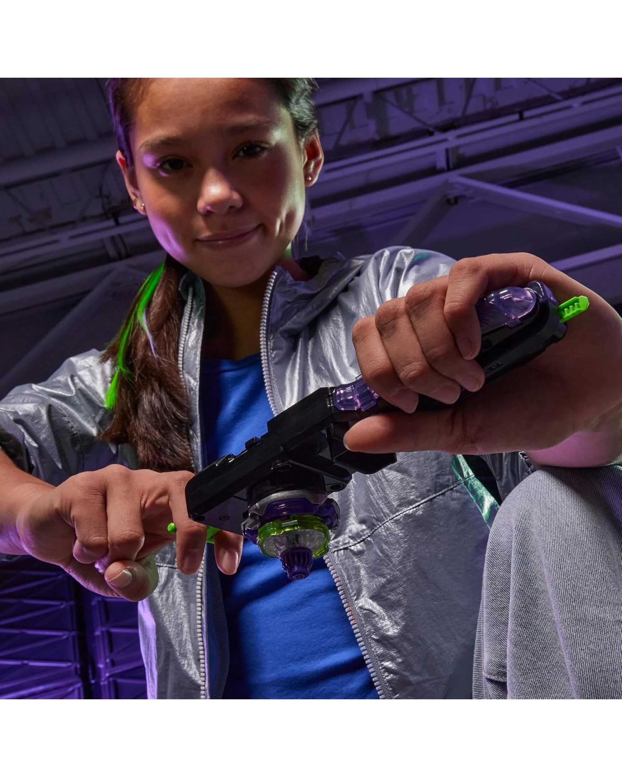 7 Beyblade X Saber Samurai 2-70L Victory Grip Launcher Set, 7 of 10