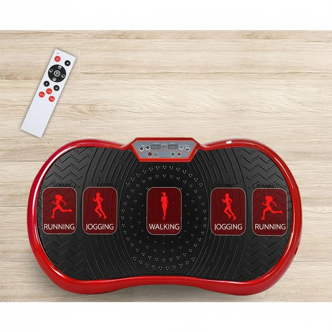 4 Everfit Vibration Machine Platform Resistance Rope Home Fitness - Brown, 4 of 8