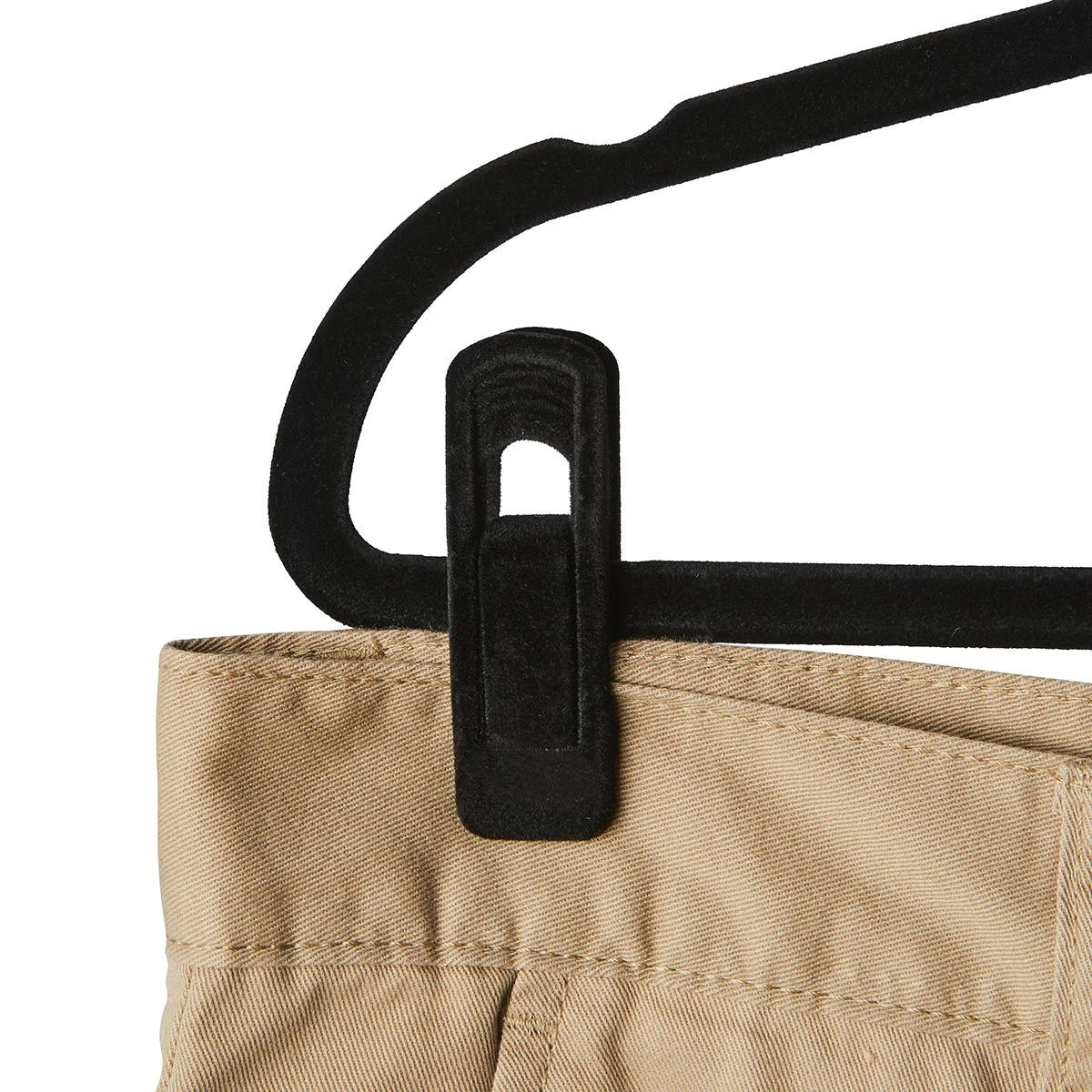 2 20 Pack Flocked Hanger Clips, 2 of 6