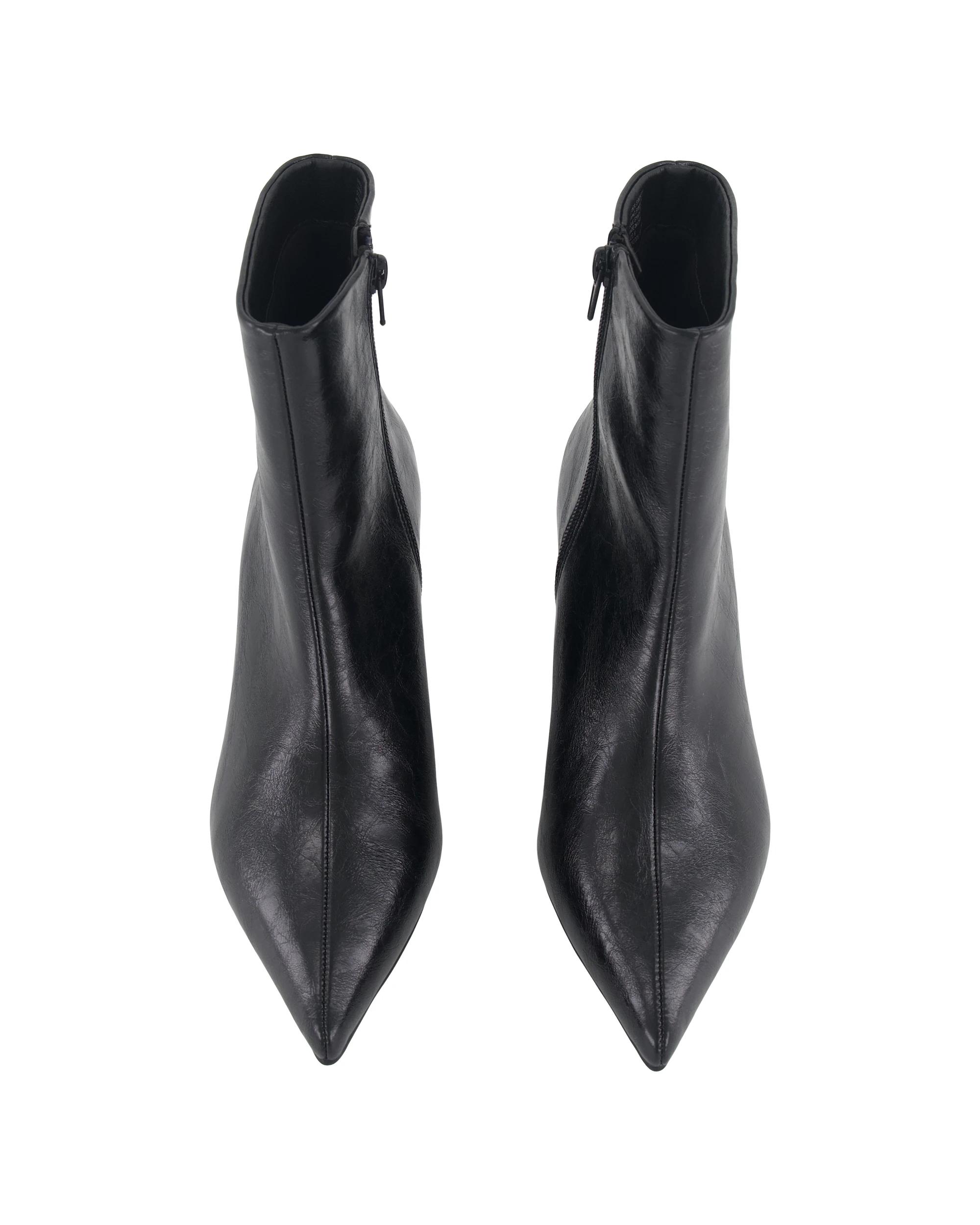 2 Ankle High Heel Boots Black, 2 of 4