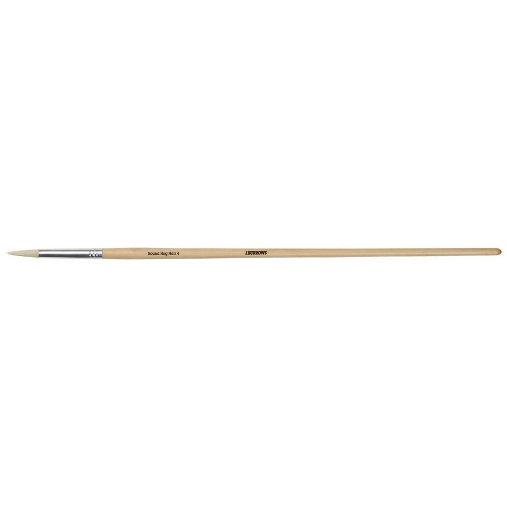 1 Born Round Hog Paintbrush Size 4, 1 of 2