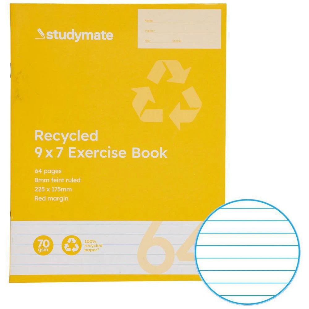 1 Studymate 9x7" Exercise Book 64 Page, 1 of 3