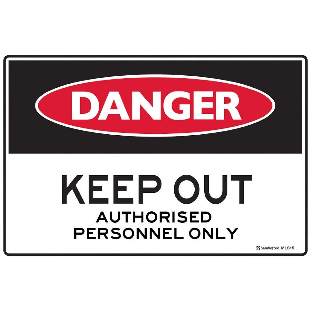 1 Keep Out Sign 30 x 45cm, 1 of 1